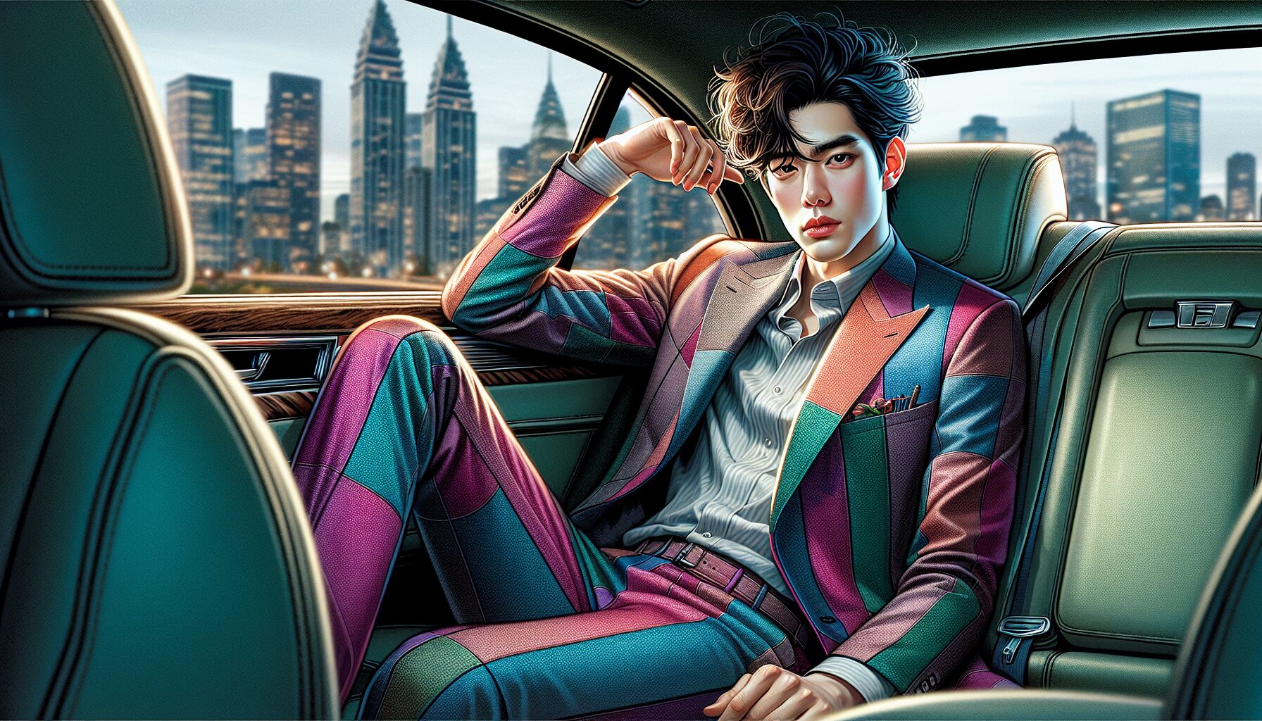 李敏鎬劇中經典紅色跑車造型