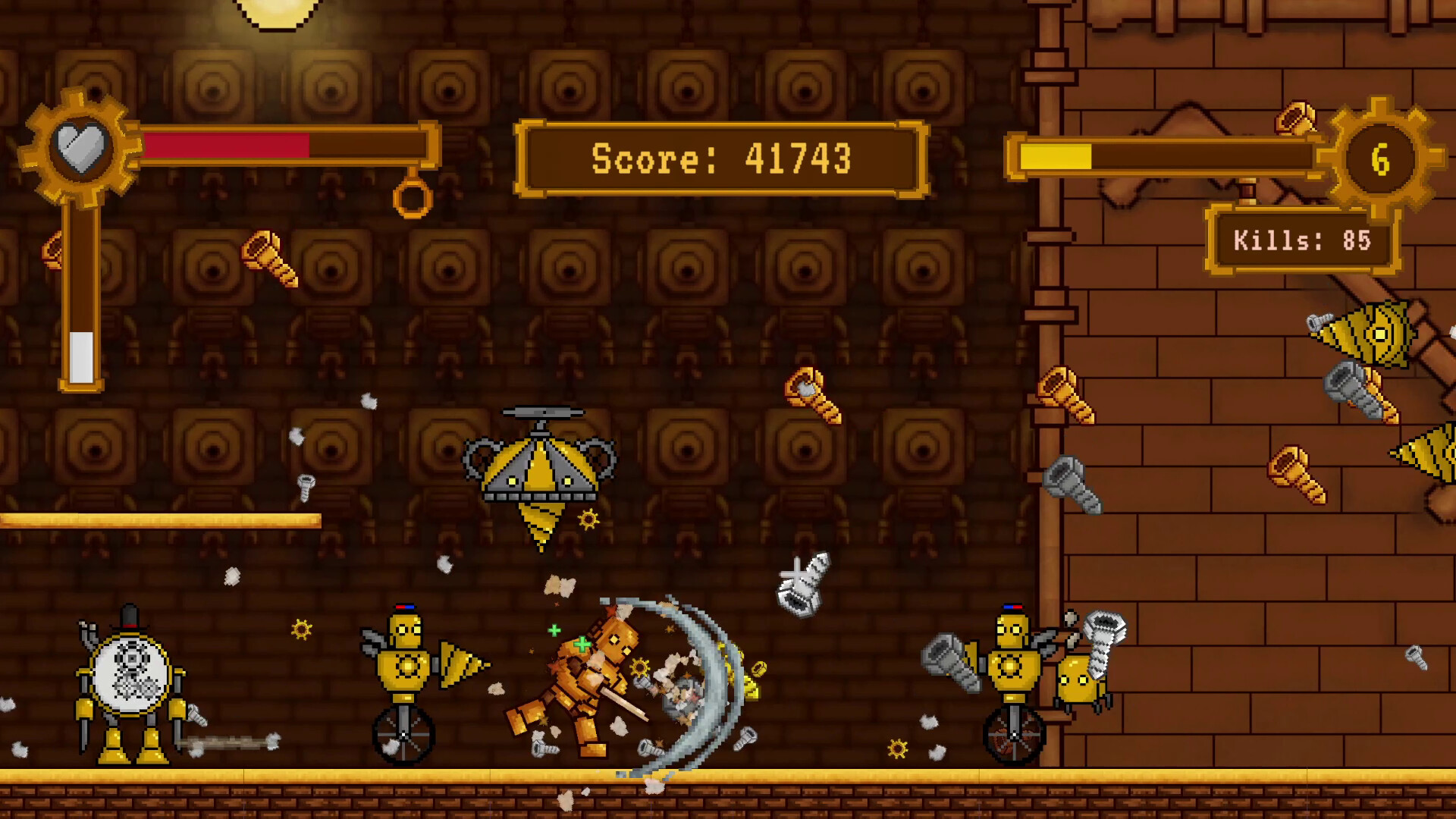 像素風無盡跑酷新作，《蒸汽全開》2025免費上架！結合類倖存者蒸氣龐克遊戲類型掀起新話題