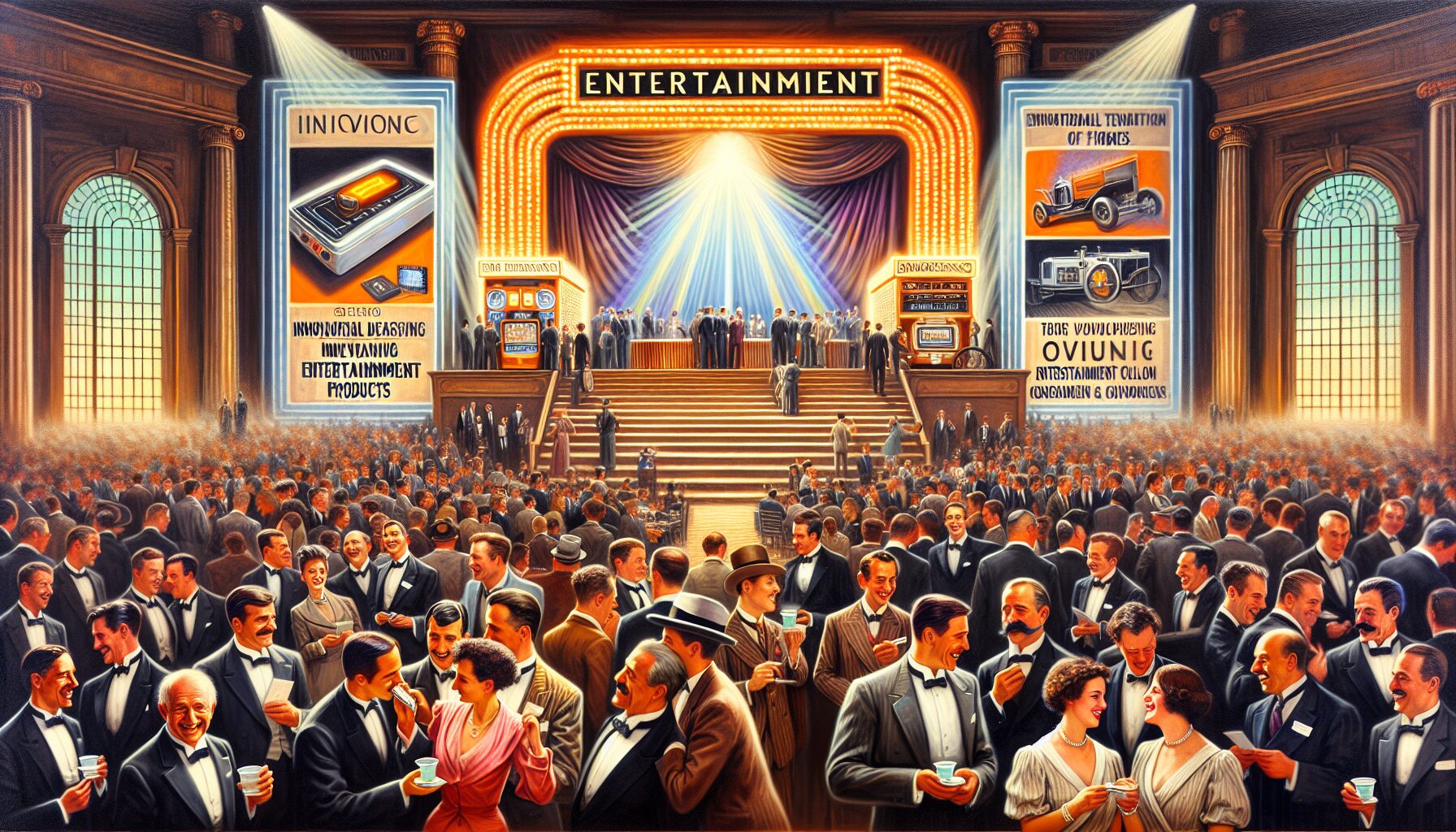 經典3A遊戲開發團隊在舉辦產品發表活動