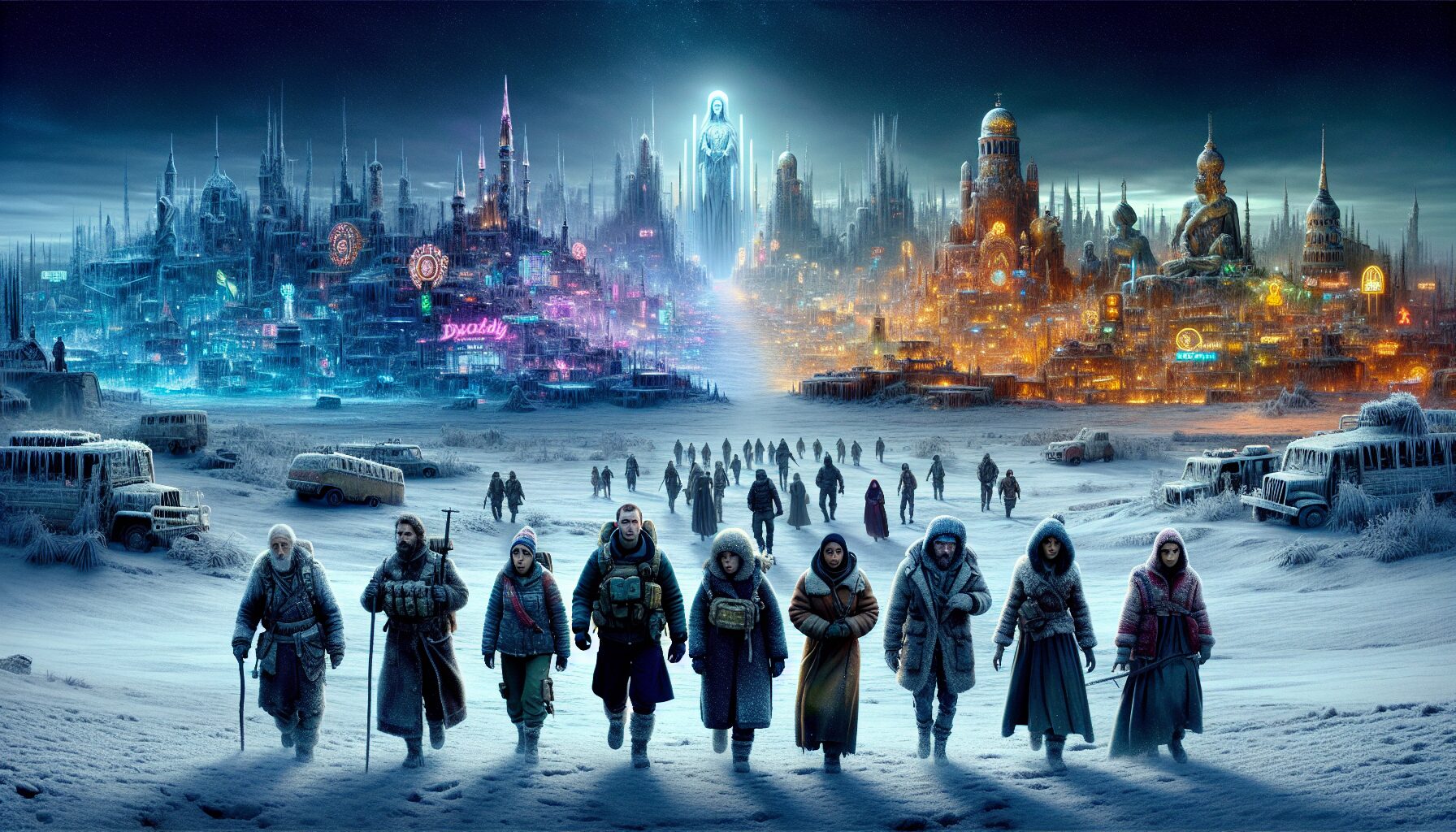 明日方舟 同人小說插畫-博士與干員們