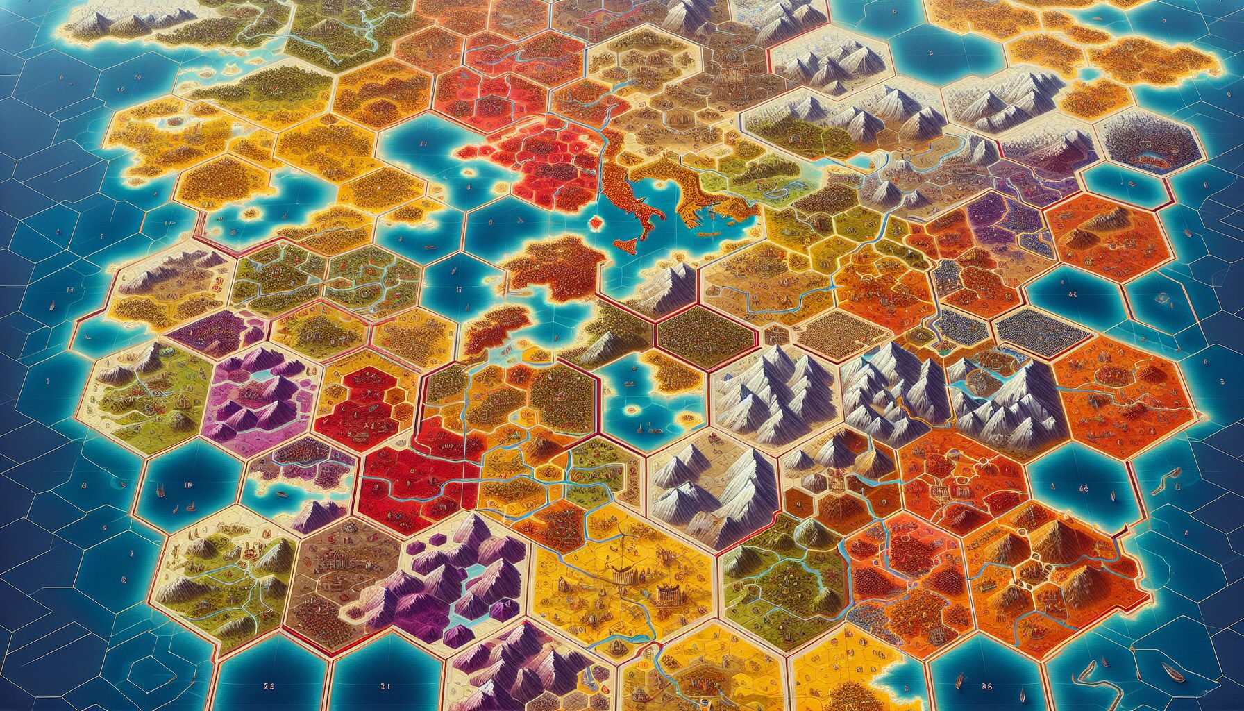 塗色系統下多方勢力拉鋸戰實機畫面