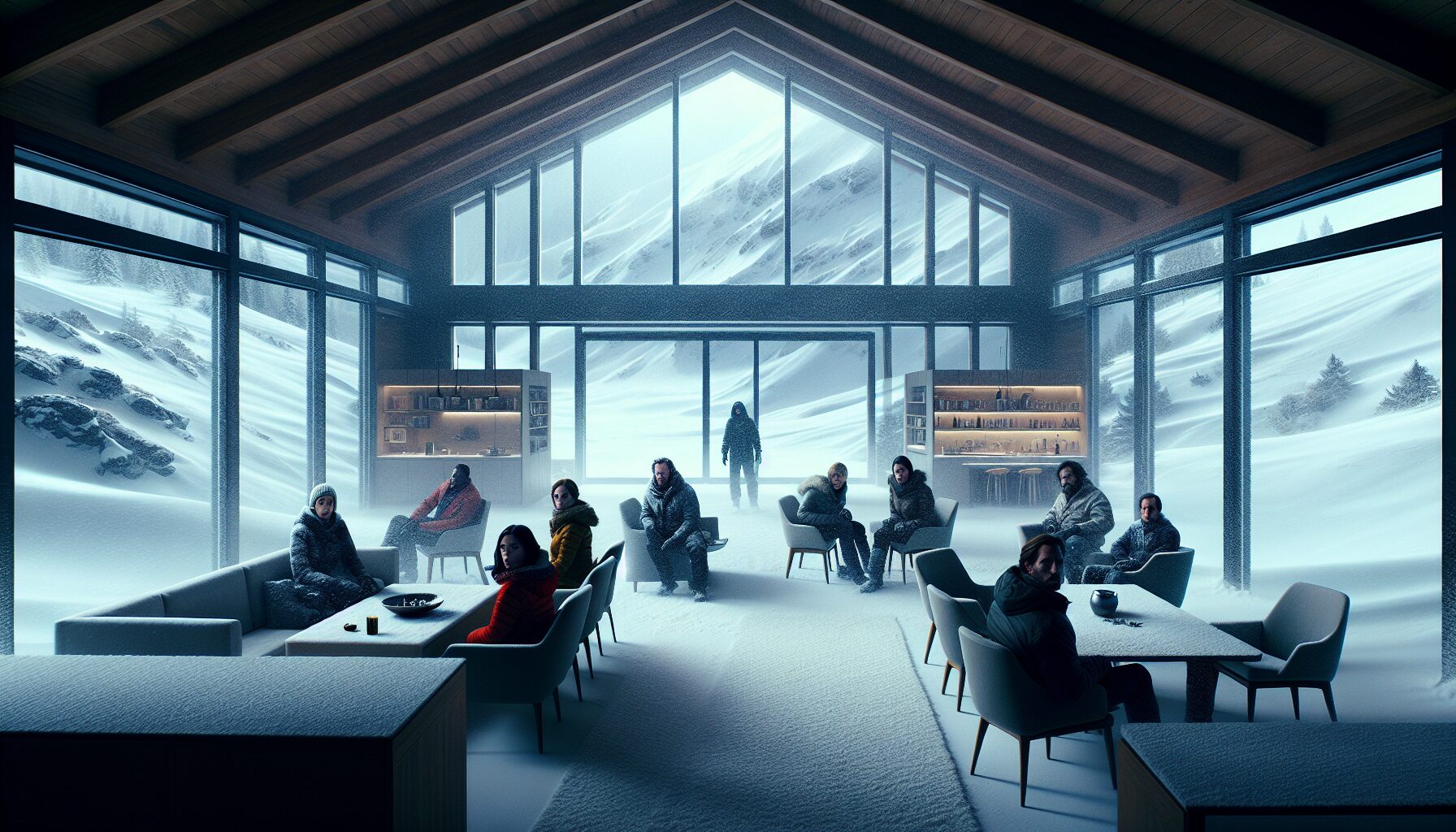 《在大雪封閉的山莊裡》中文版書封,經典暴風雪山莊推理代表