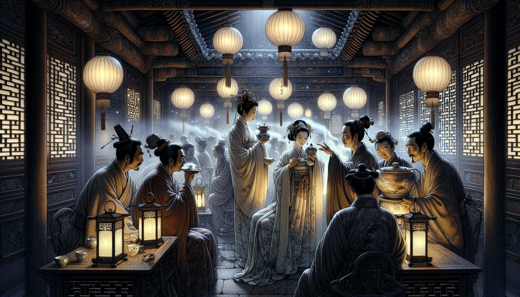 案件原型與志怪手抄書插畫融合