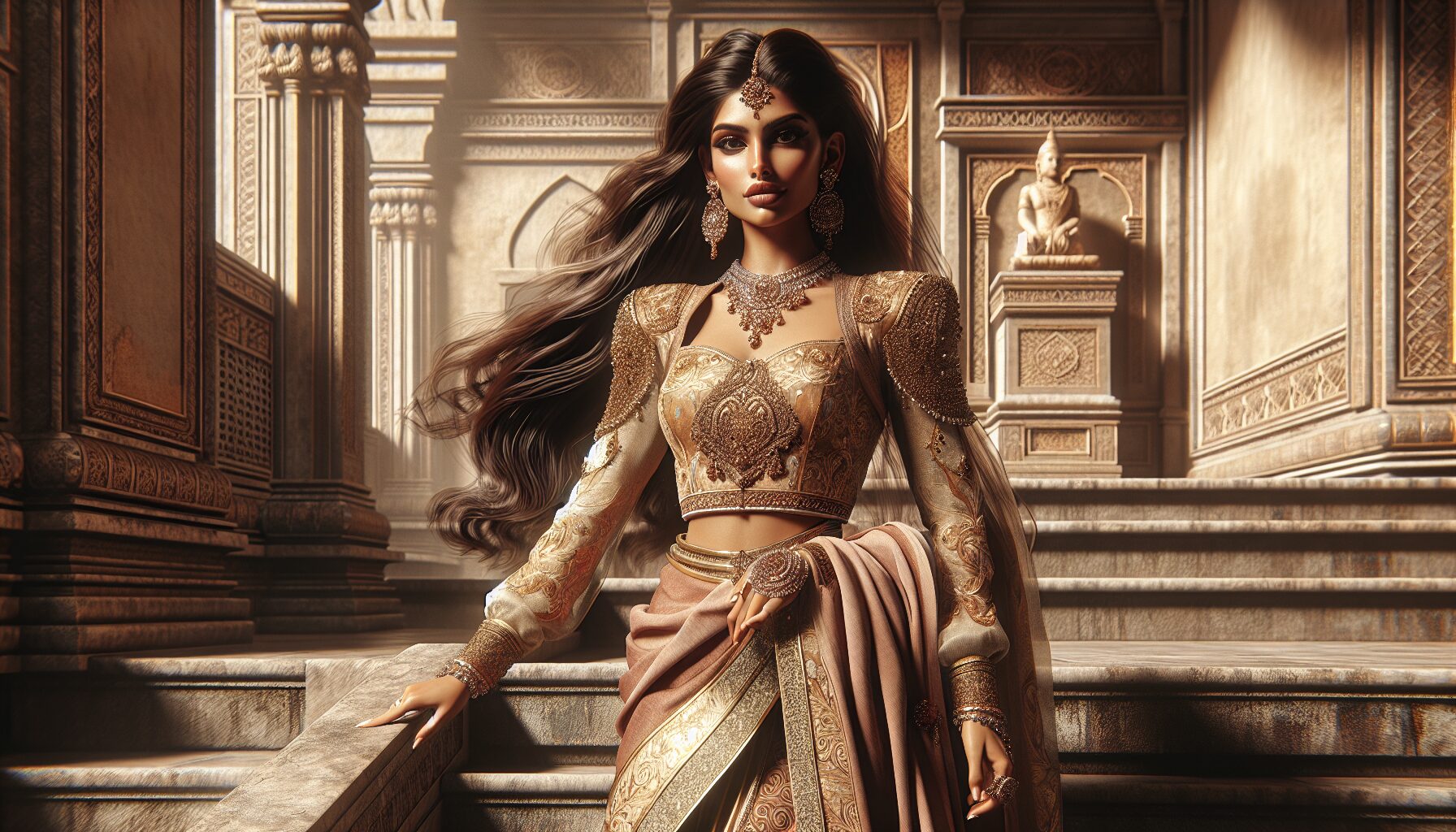 君綺羅(楊穎 飾)古裝形象劇照,展現商業女強人氣場