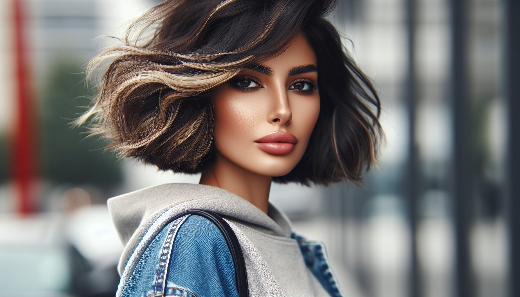 高層次中短髮修飾臉型量感提升且自帶層次蓬鬆美