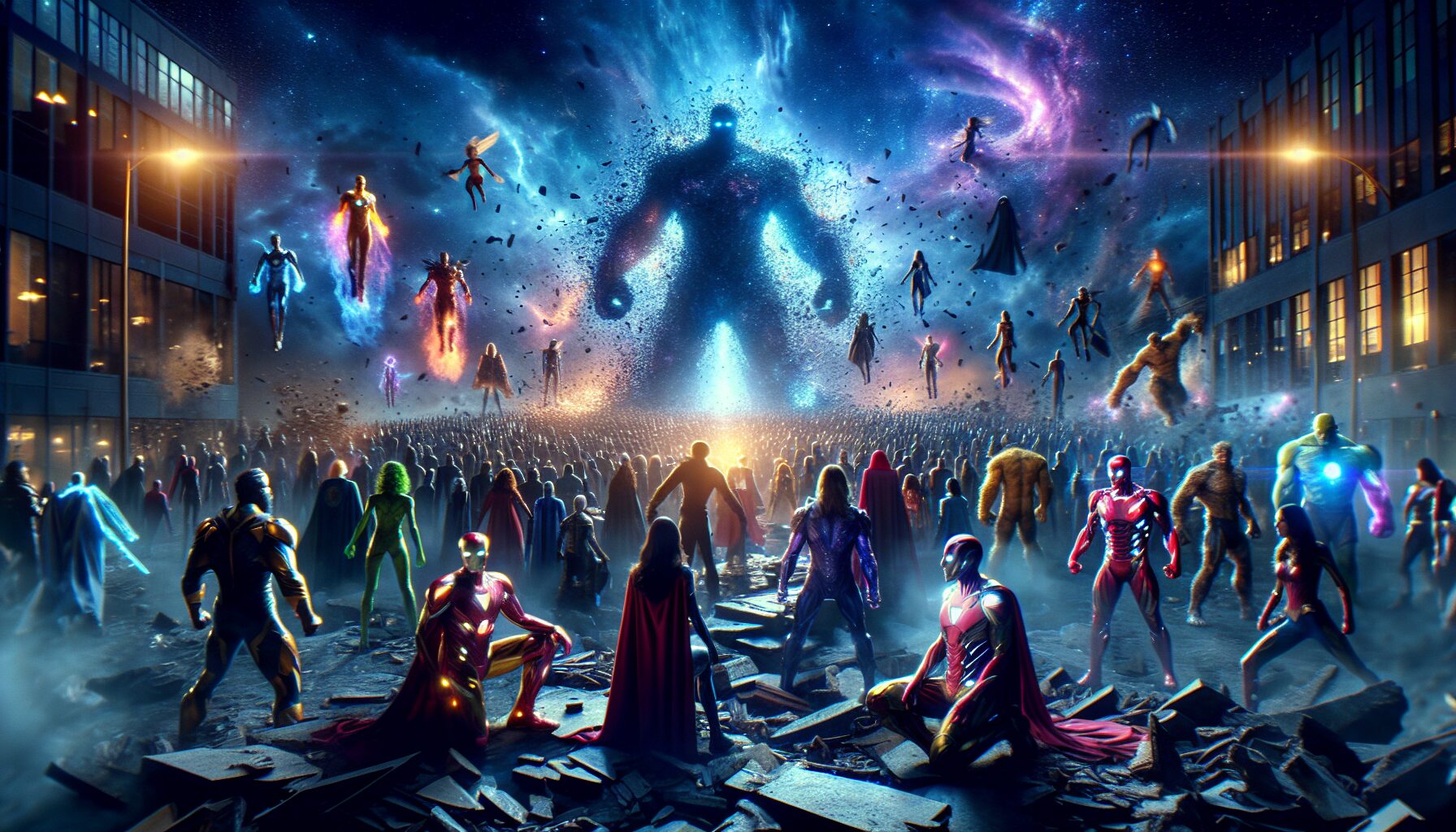 復仇者聯盟:末日之戰多重英雄群像