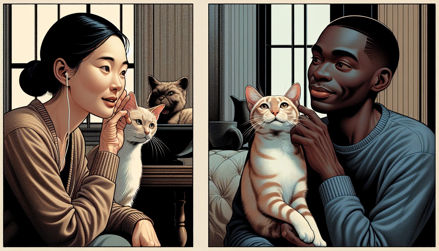 人類與貓深度互動