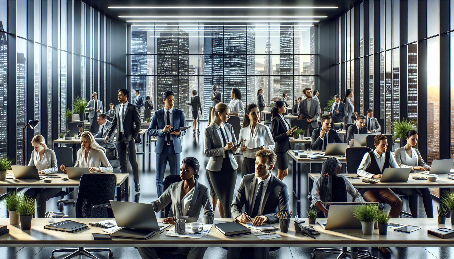 職場辦公室群像，現代白領生活