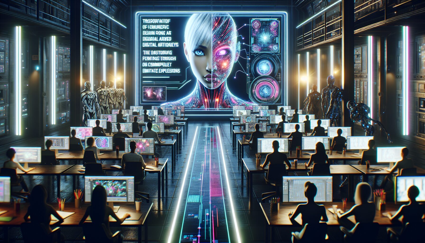 艾莉塔與伊德醫生並肩在廢鐵市奔赴未來的劇情畫面