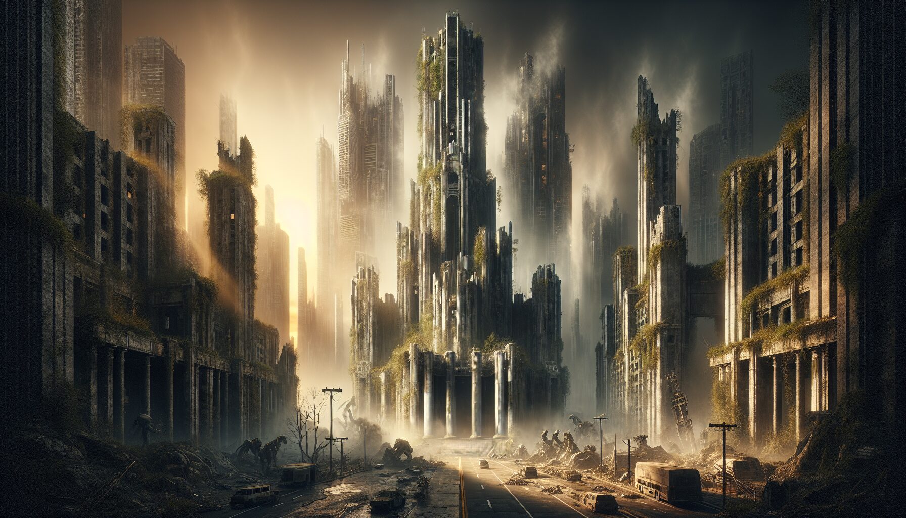 吞噬星空地球末日背景插畫