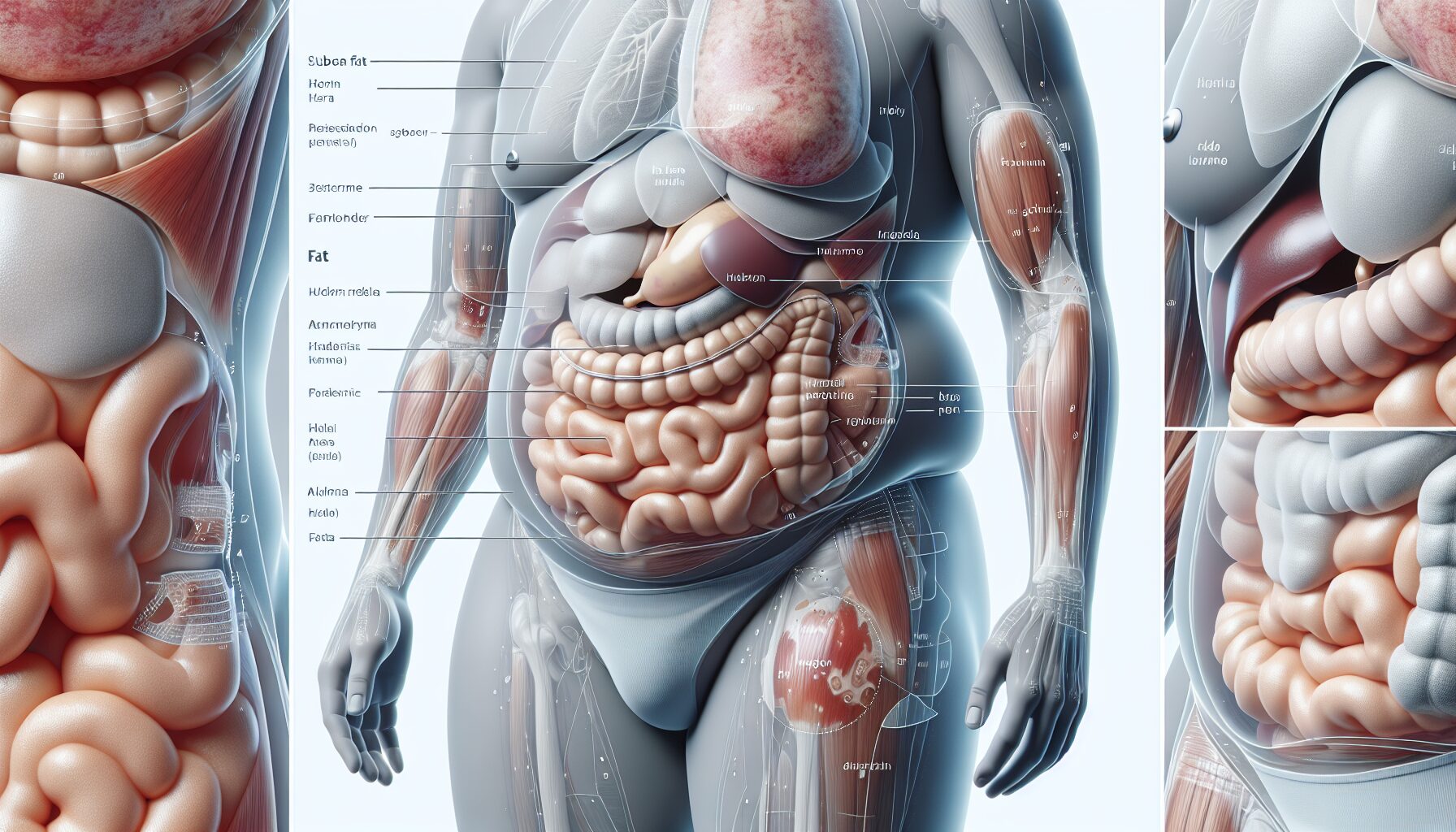 不同身體組成模式的對照及健康意涵