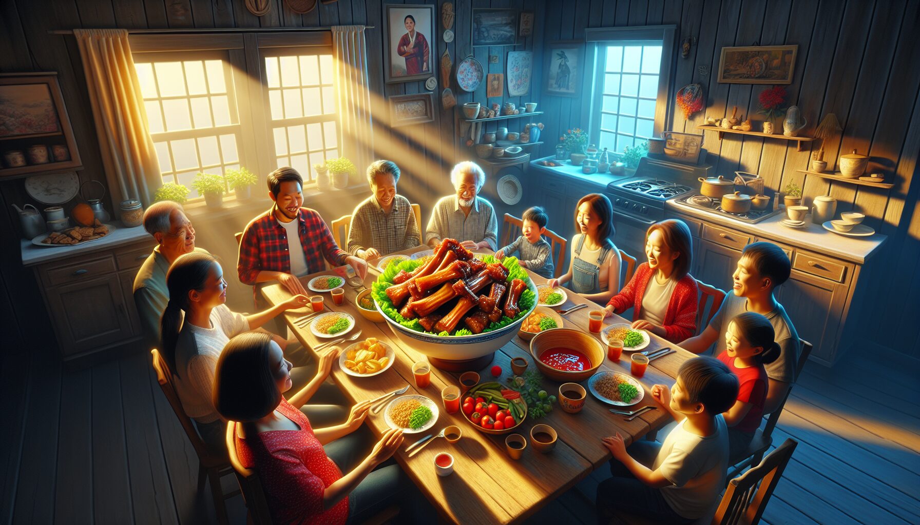 色香味俱全的糖醋排骨成為小說主題美食代表