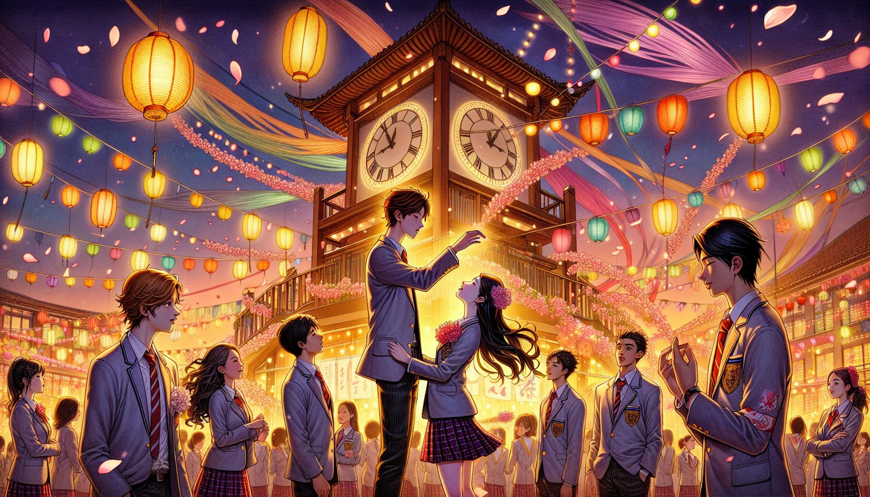 學生會全員插畫