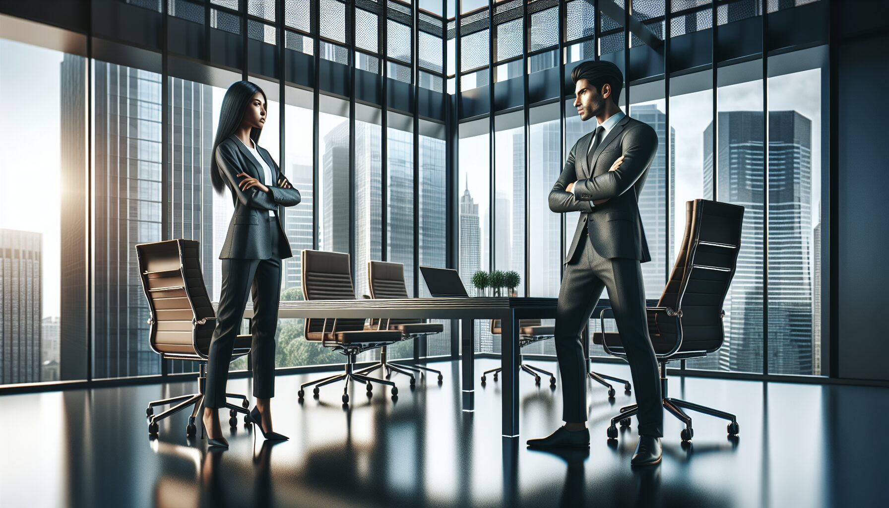 我要逆風去 電視劇劇照，展現江湖一人站在工廠車間，眼神堅毅融入產業轉型現場的關鍵時刻