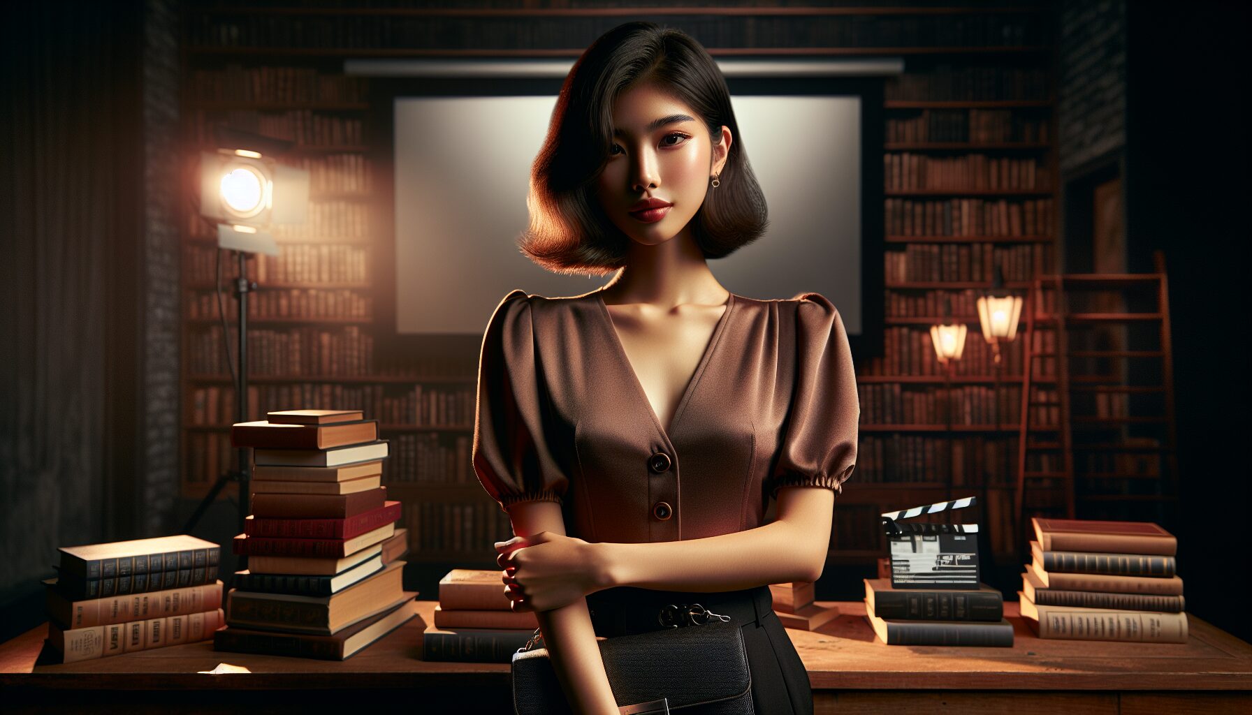 張予曦氣質女星寫真,精緻五官與小說臉完美還原經典角色