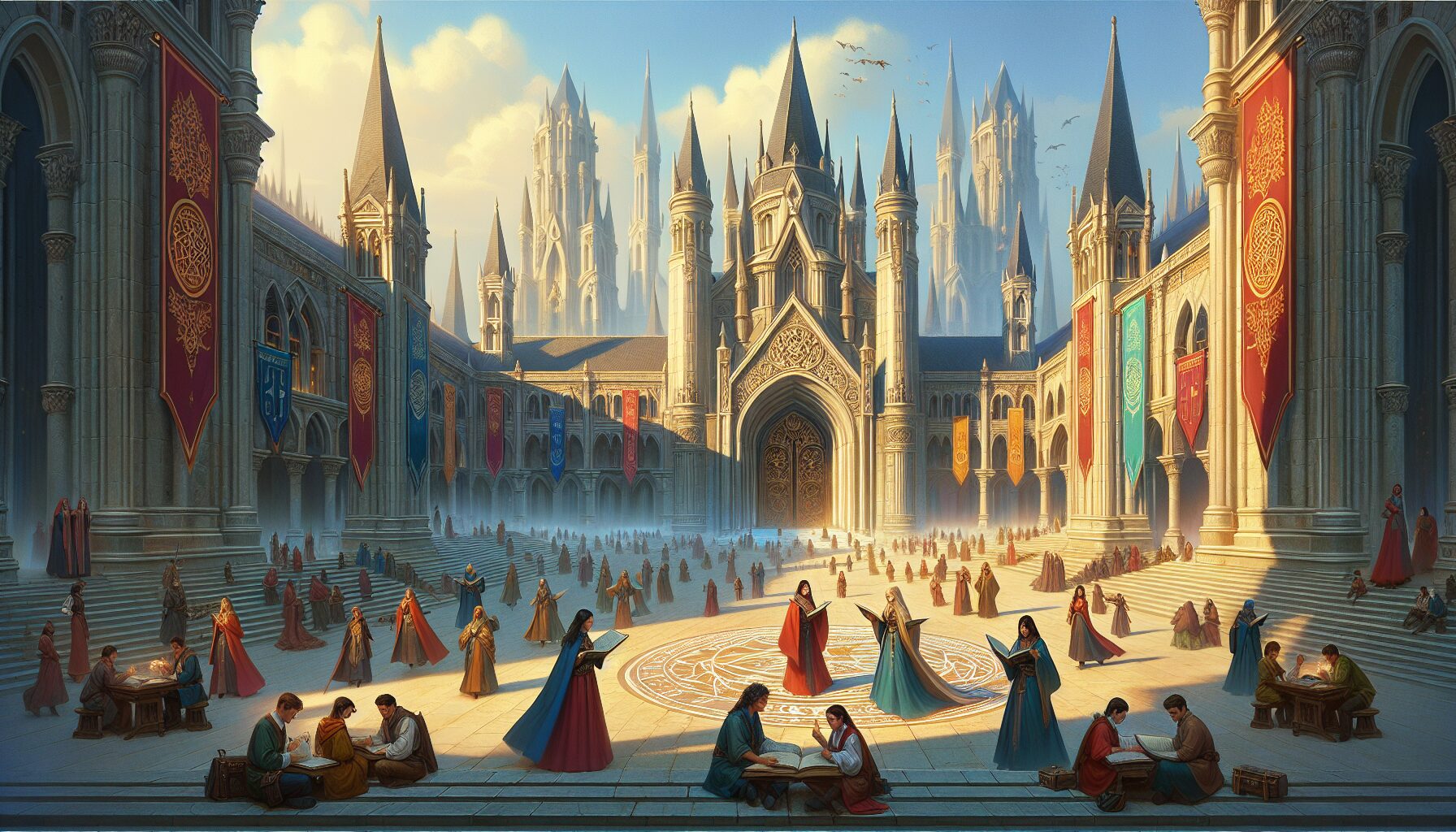 動畫版亞瑟與希爾維並肩作戰場面