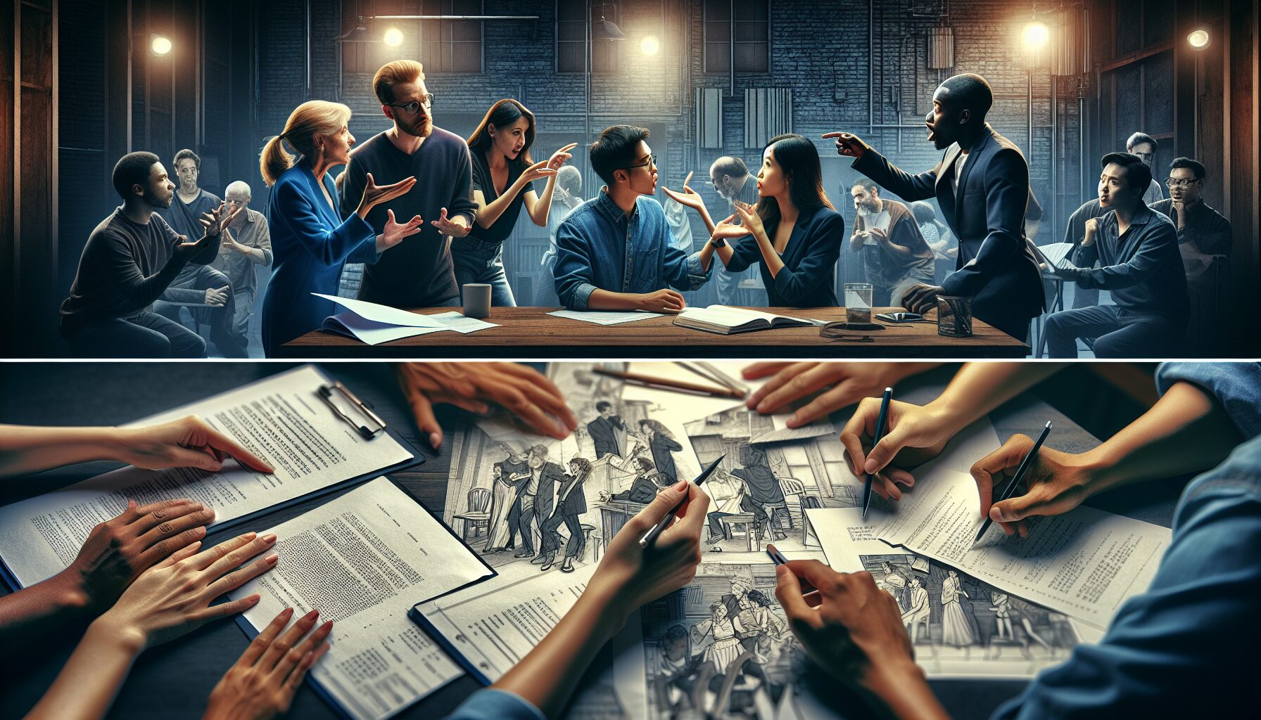 明道詮釋小說改編角色，劇中場景深具故事張力