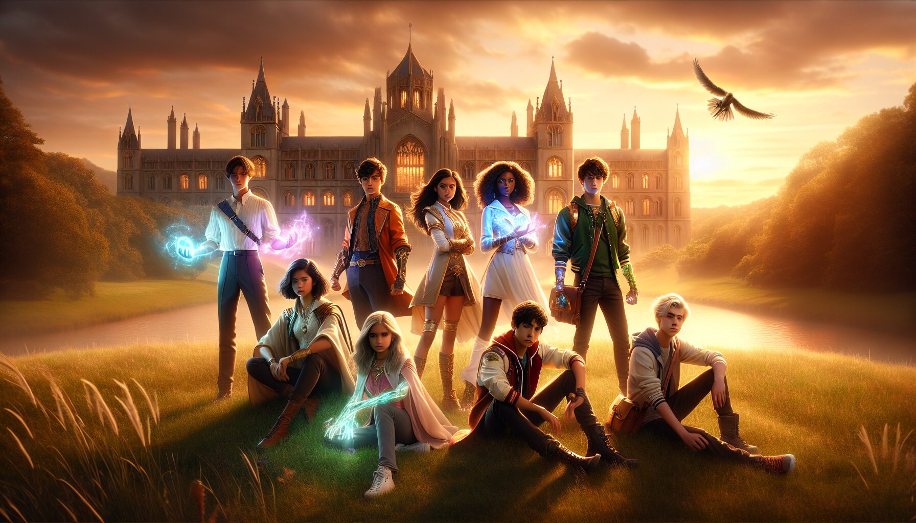 斗羅大陸史萊克七怪團隊合影