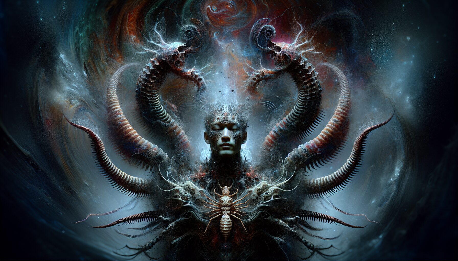 金木研半赫者蜈蚣形態，堪稱ACGN蜈蚣美學經典