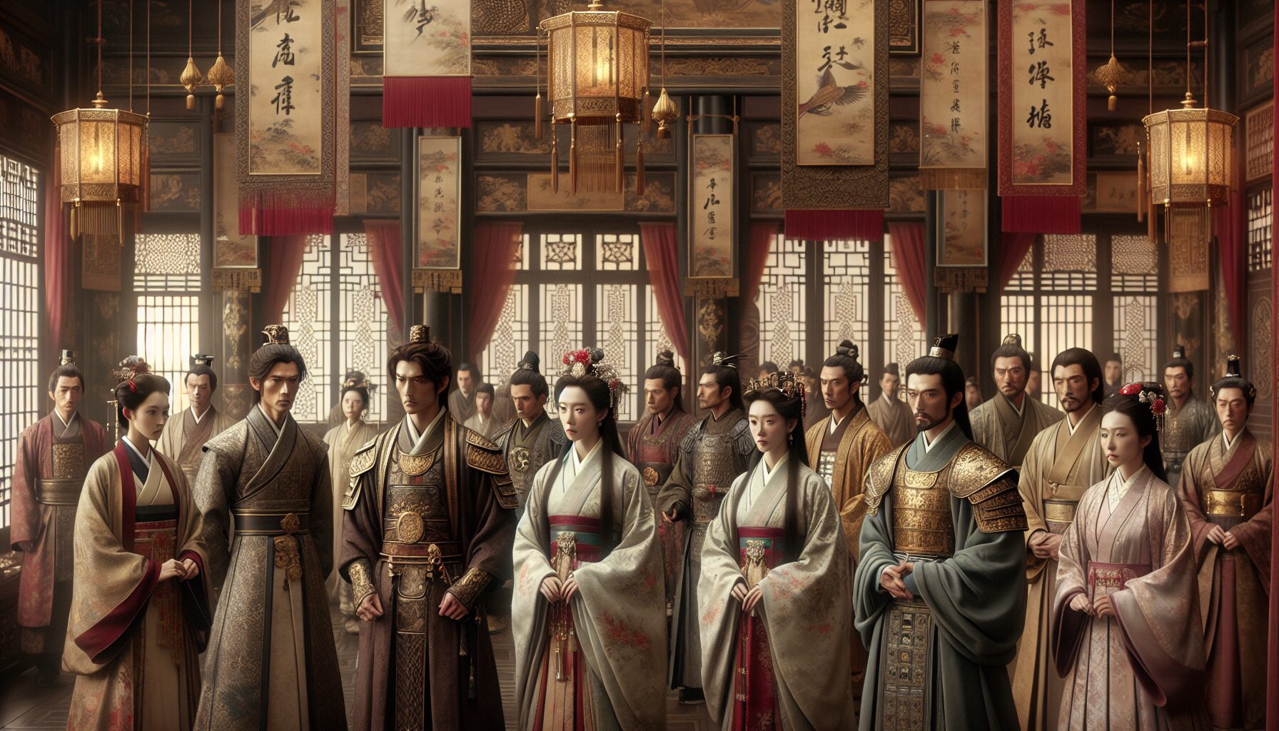 《春花焰》主角吳謹言、劉學義定裝劇照