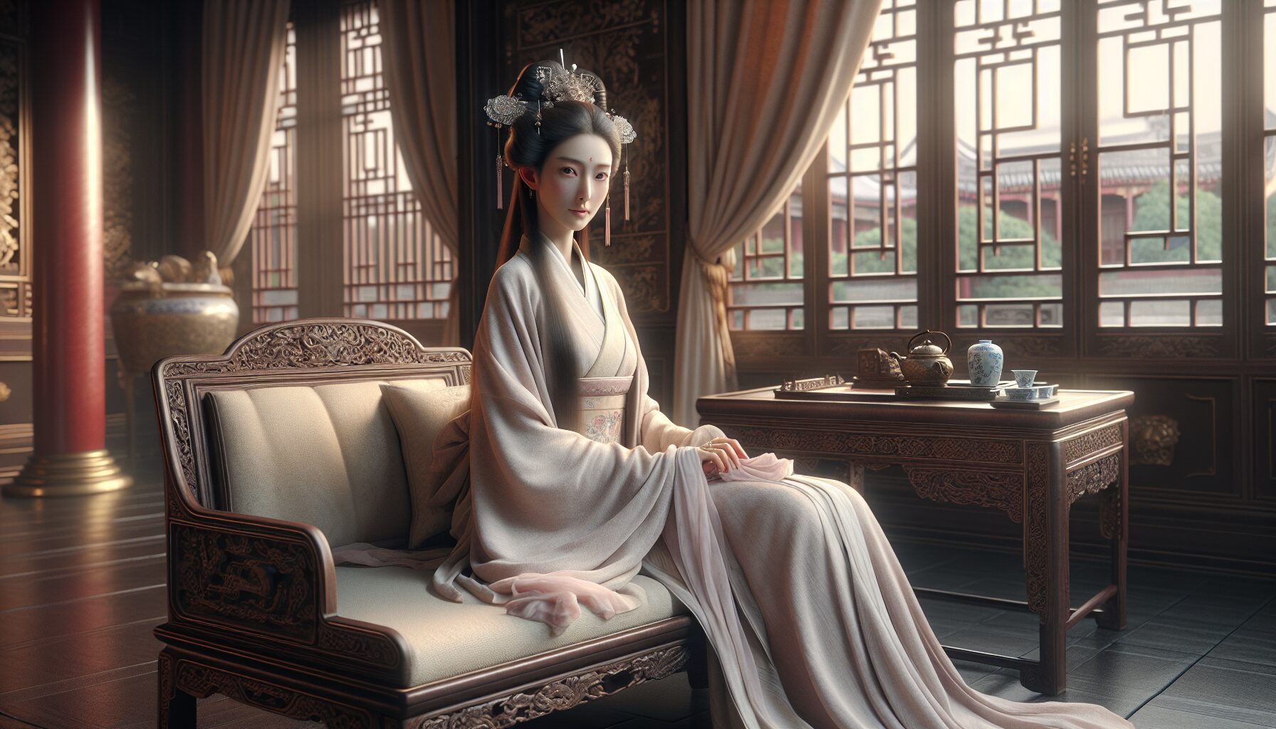 花琉璃偽裝病美人，劇中角色劇照