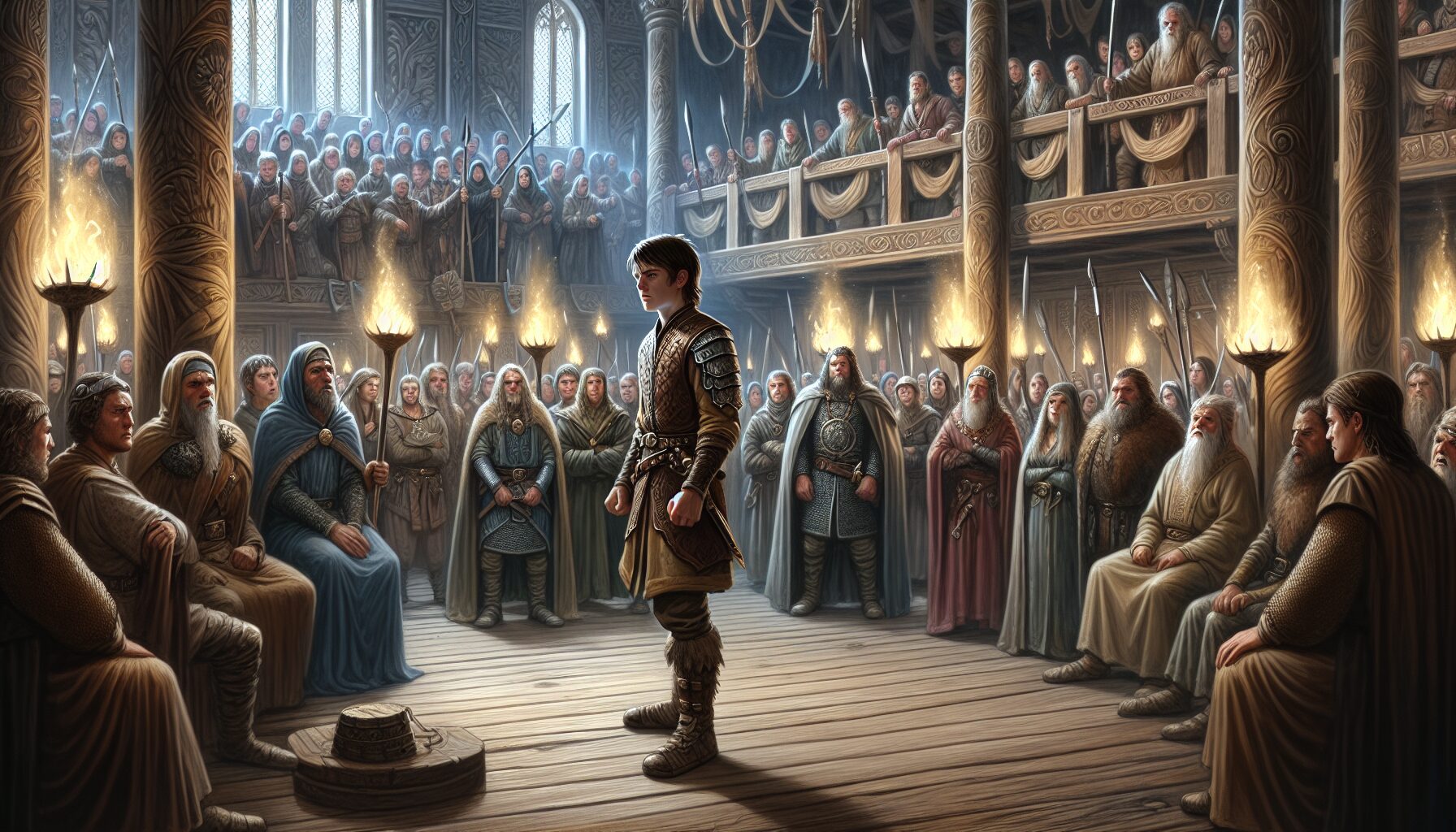 蕭炎與藥老並肩成長場景