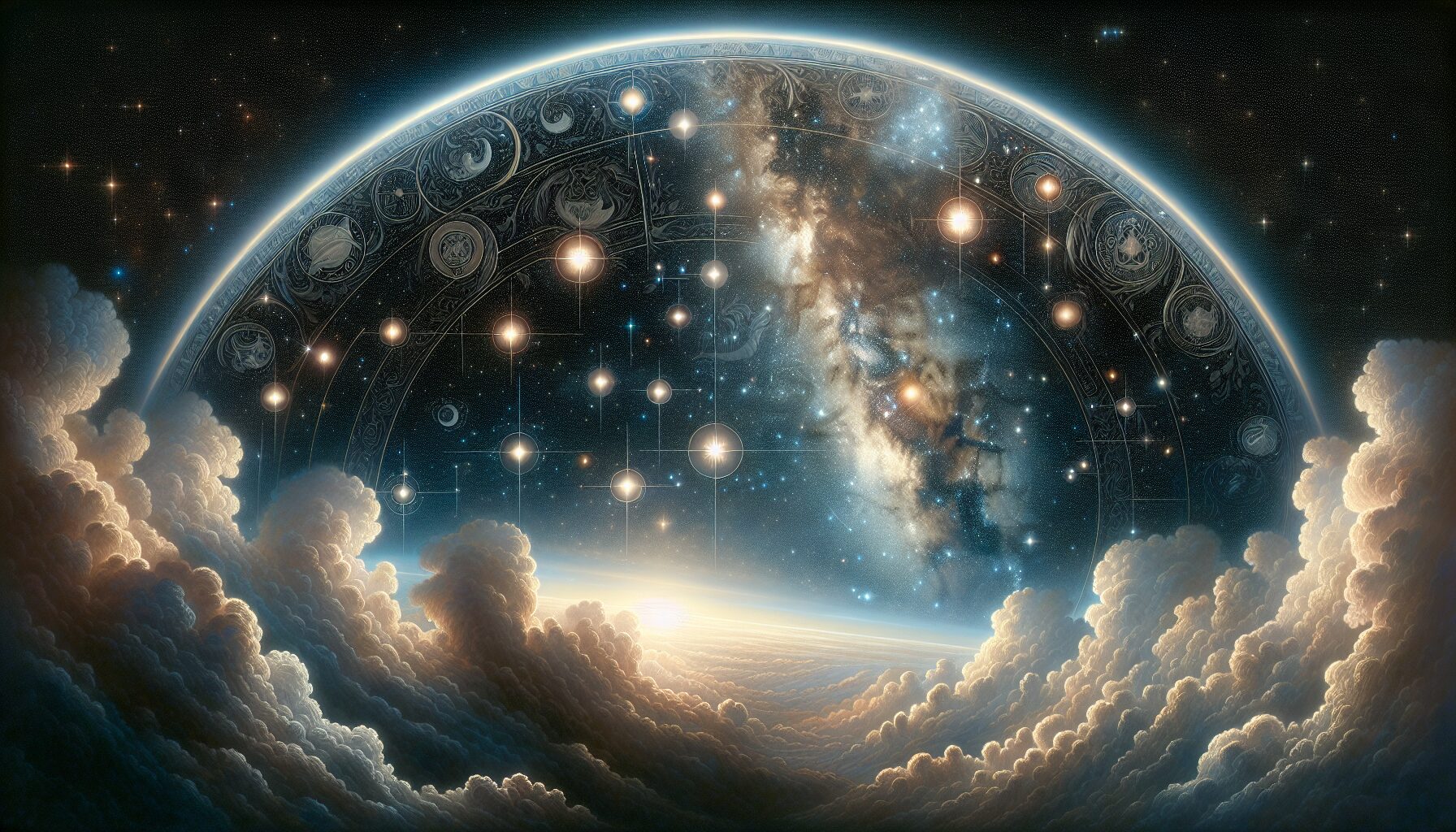 北斗七星小說中團隊象徵插畫