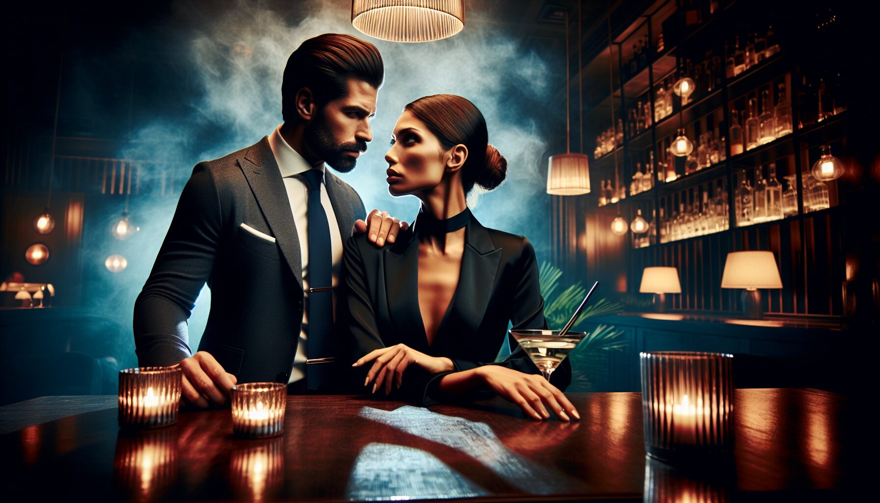 都市酒吧初遇,隱喻競爭與情慾的交織場域