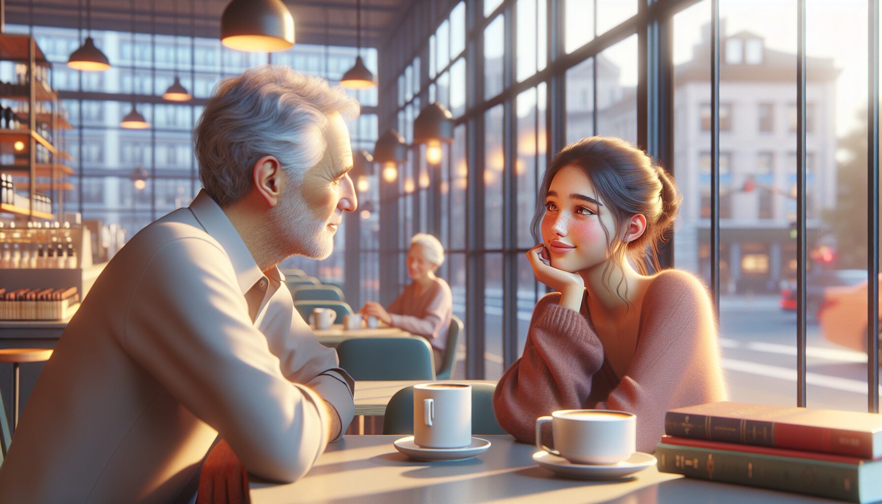 《偷偷藏不住》書封或校園戀情題材插圖