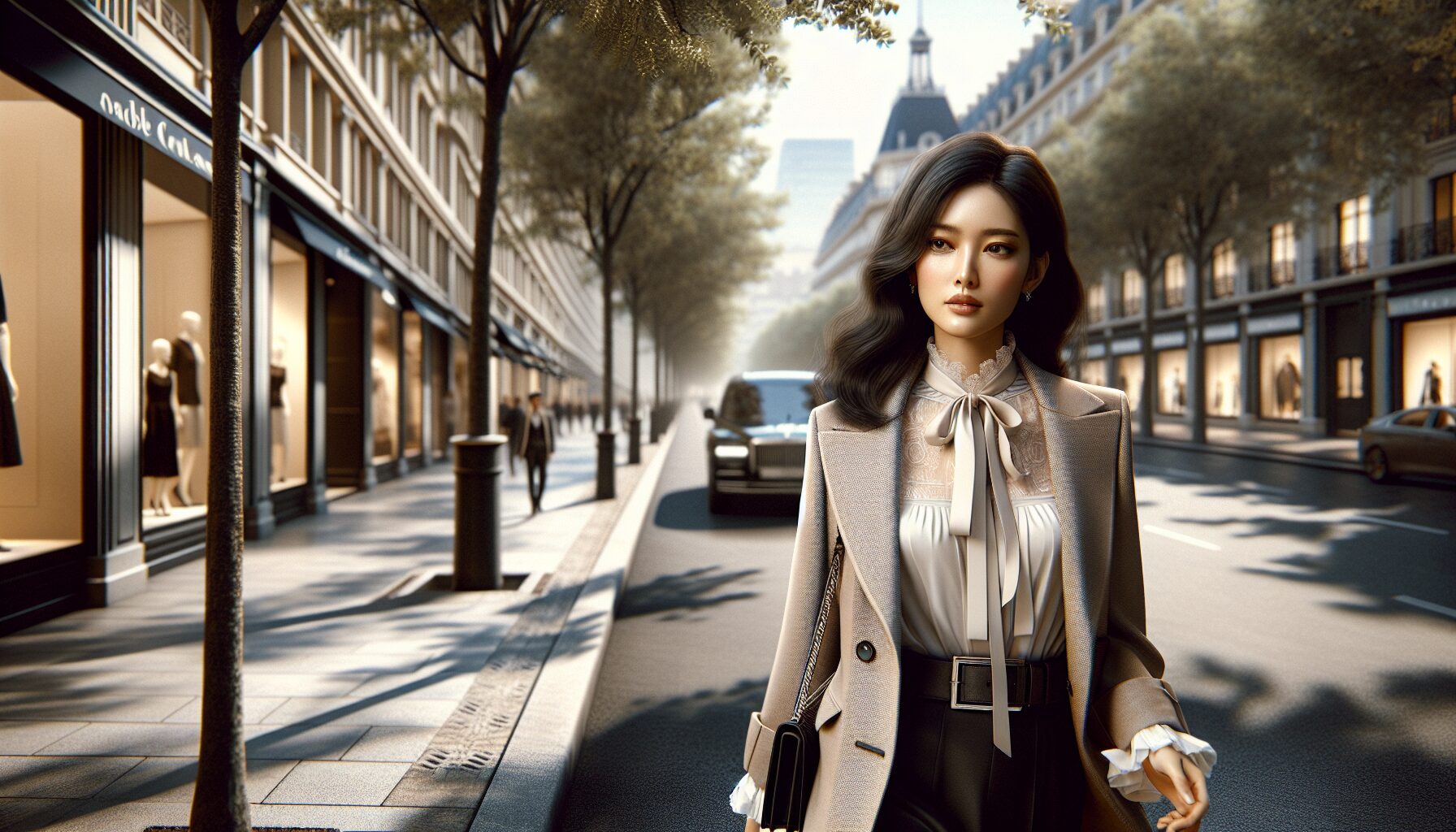 《上海女子圖鑑》劇照,羅海燕在上海職場奮鬥的身影