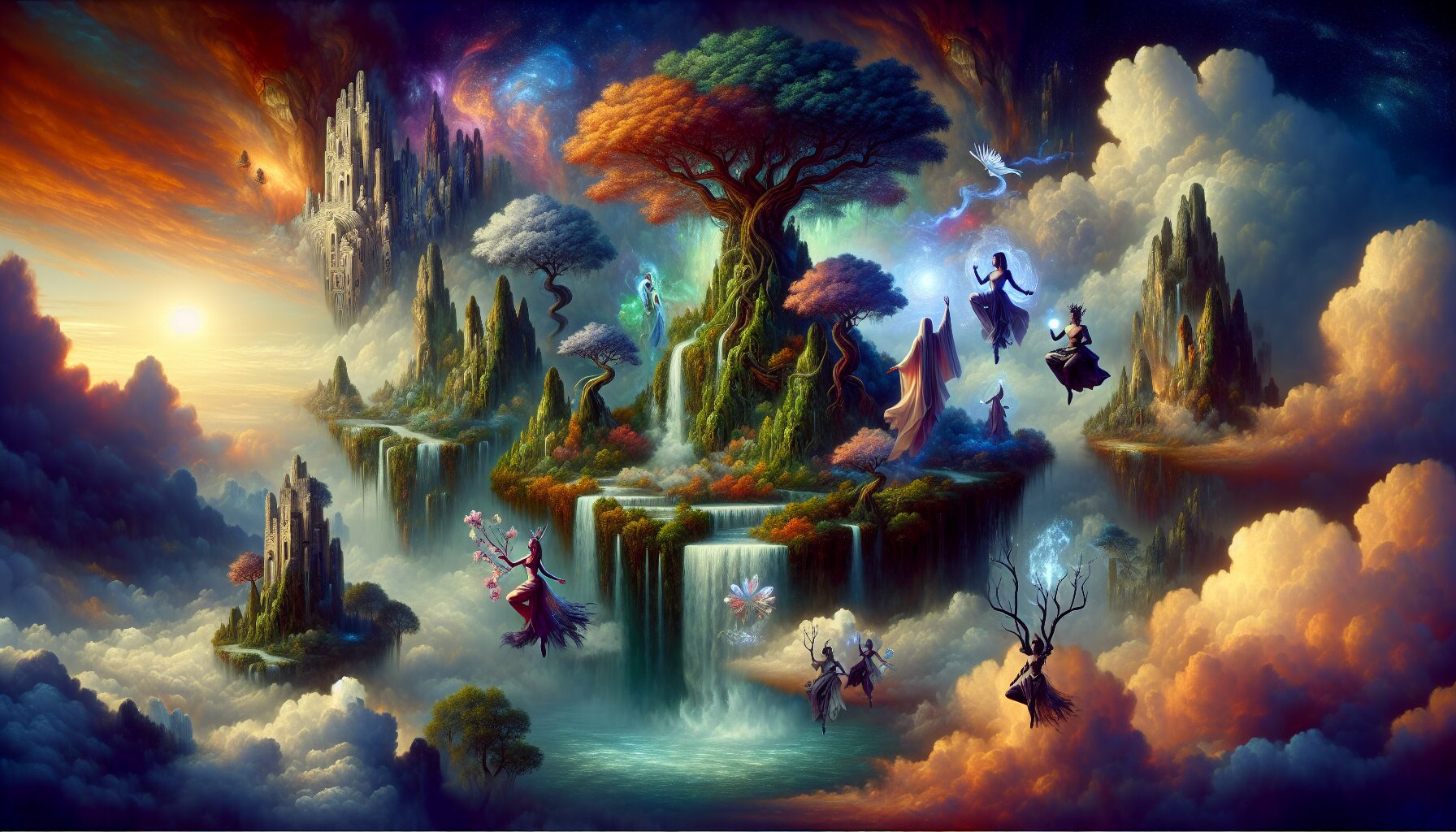 代表古裝權謀小說封面拼圖