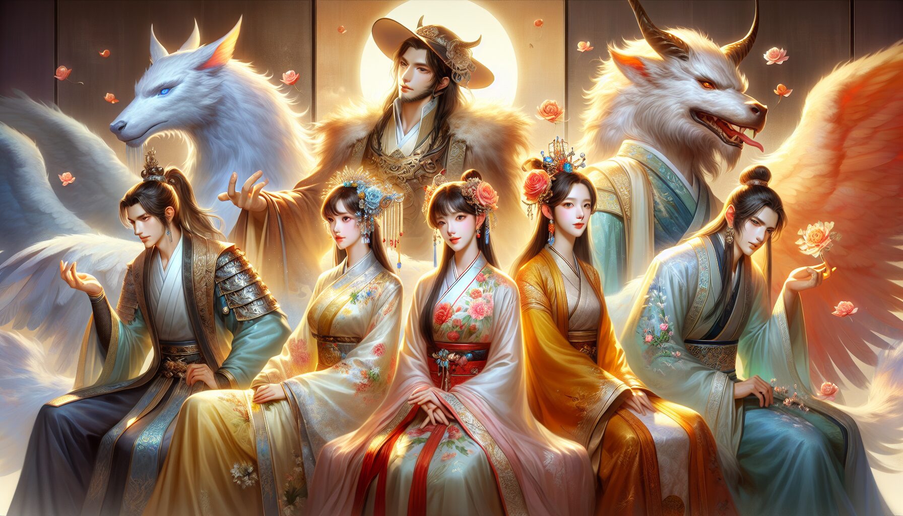 林動與小貂、小炎並肩作戰