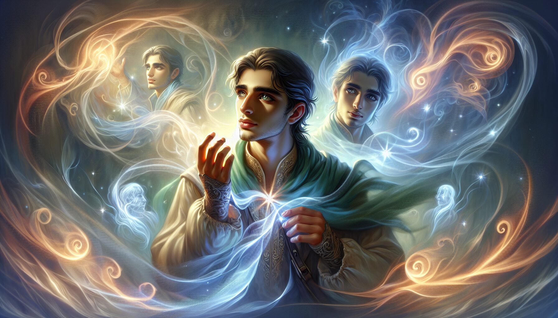 大塚真一郎繪製的愛蜜莉雅、雷姆插圖