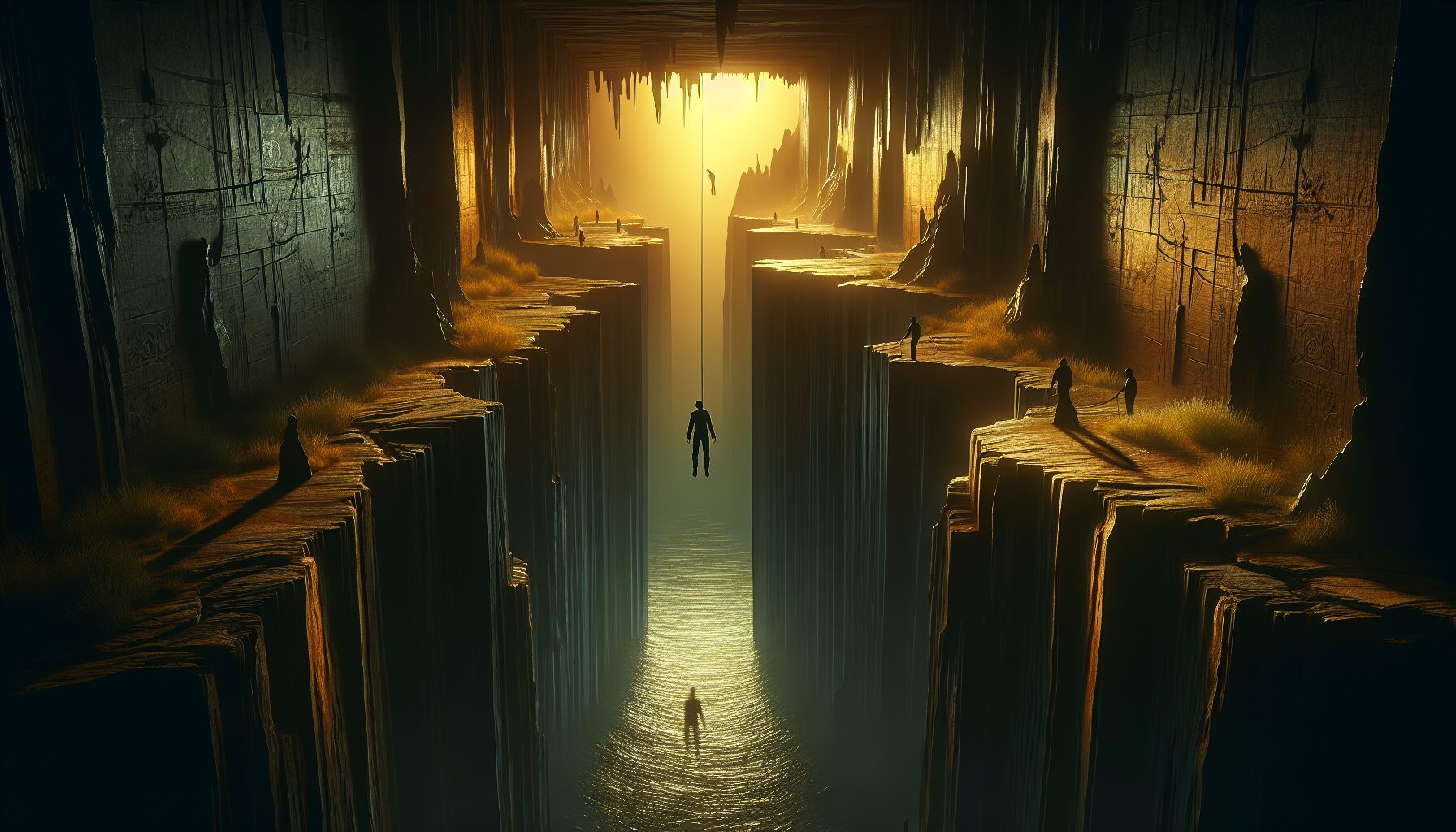 人彘題材小說改編藝術插圖,表現極致黑暗的人性掙扎