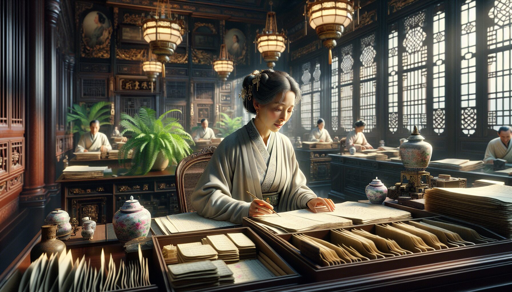 經商女性主角網文封面精選