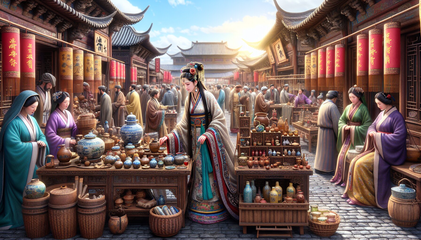 女性穿越經商小說插圖——新唐遺玉