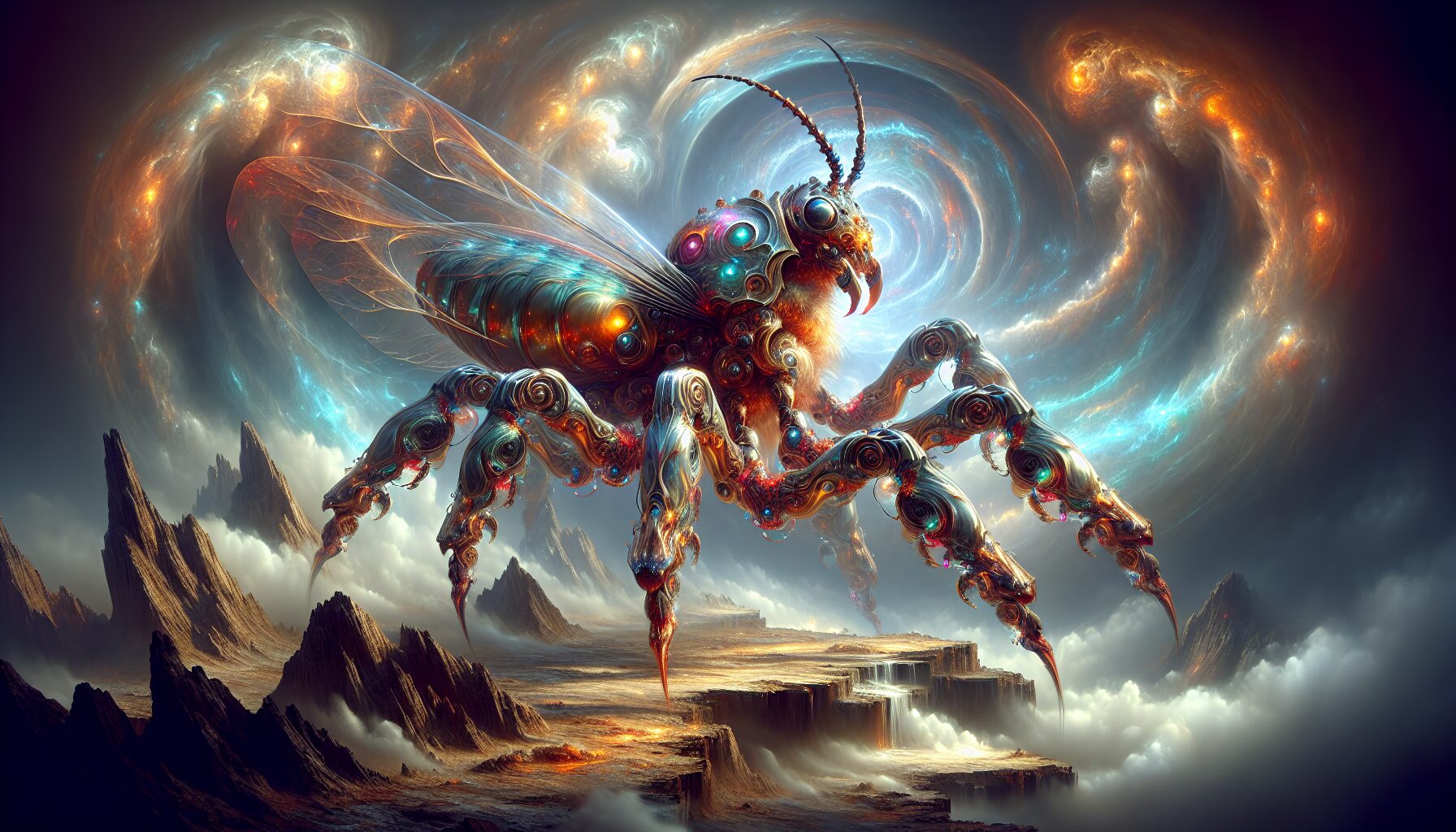 玄幻小說中的變異蚰蜒異獸,外型奇特充滿靈氣