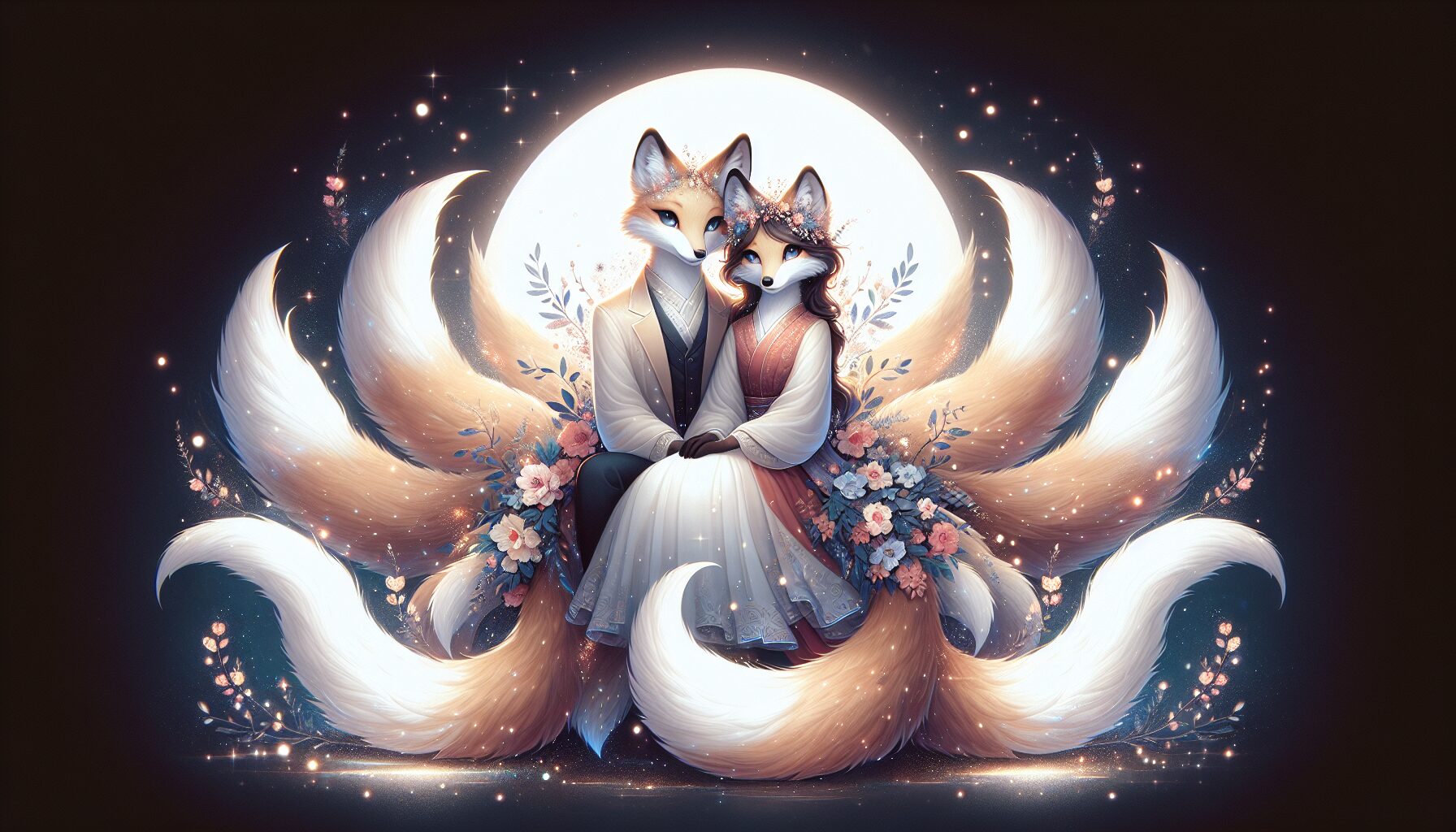 九尾狐奇幻愛情小說封面