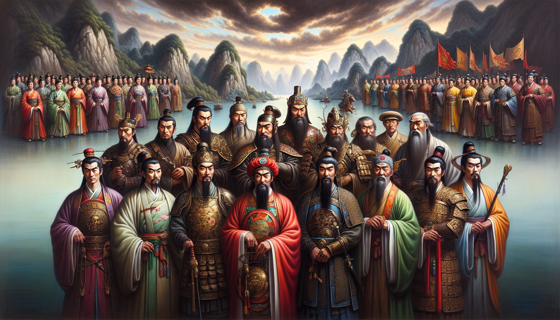 梁山好漢經典群像畫面