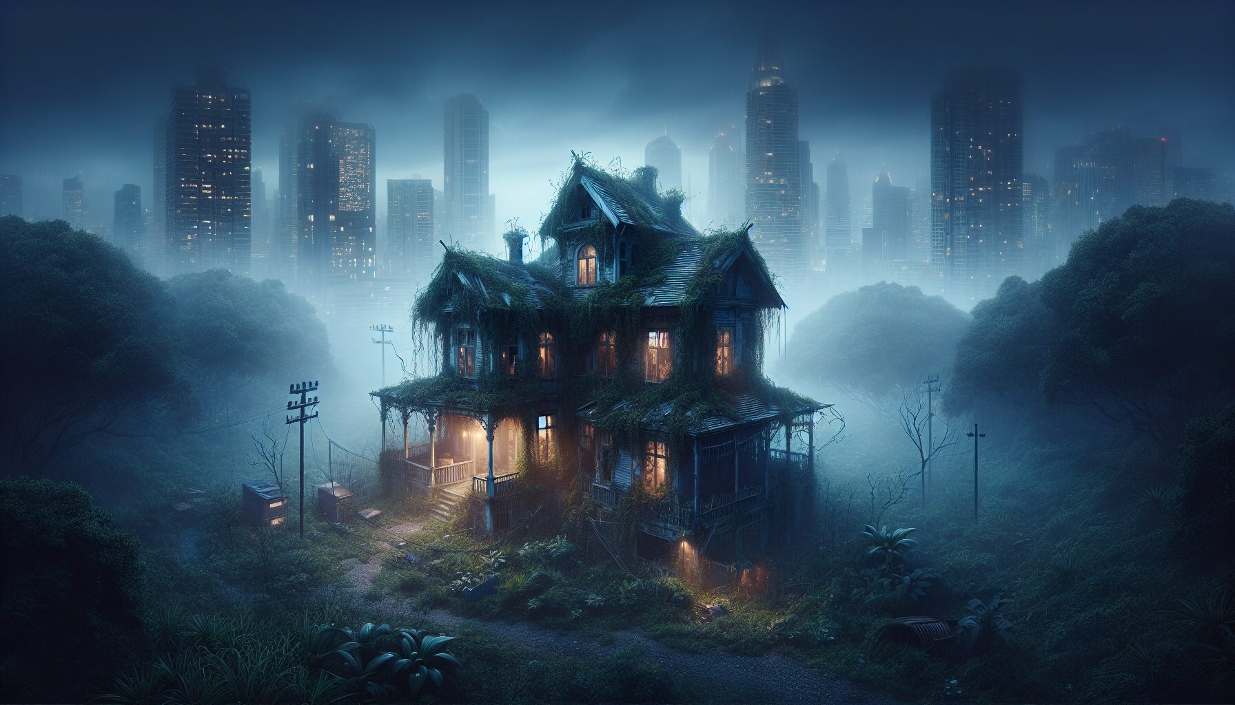 《我有一座恐怖屋》小說封面及主角陳歌