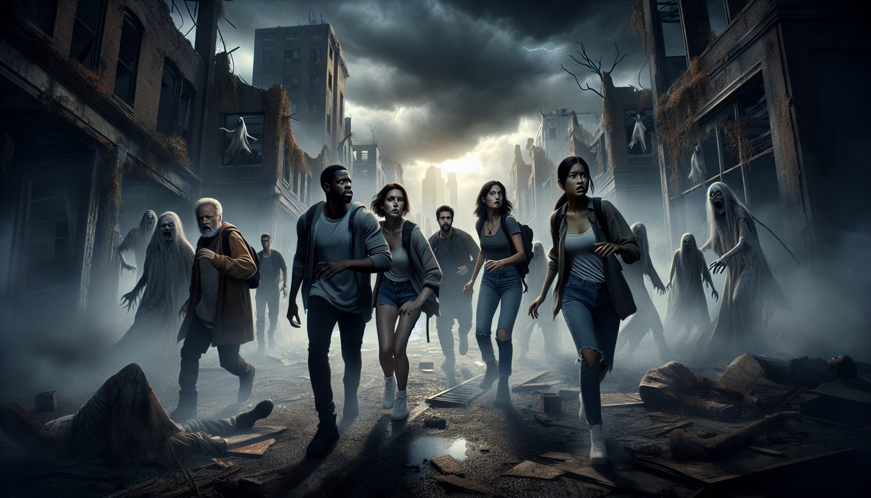 《全球詭異時代》書封與詭異背景插圖