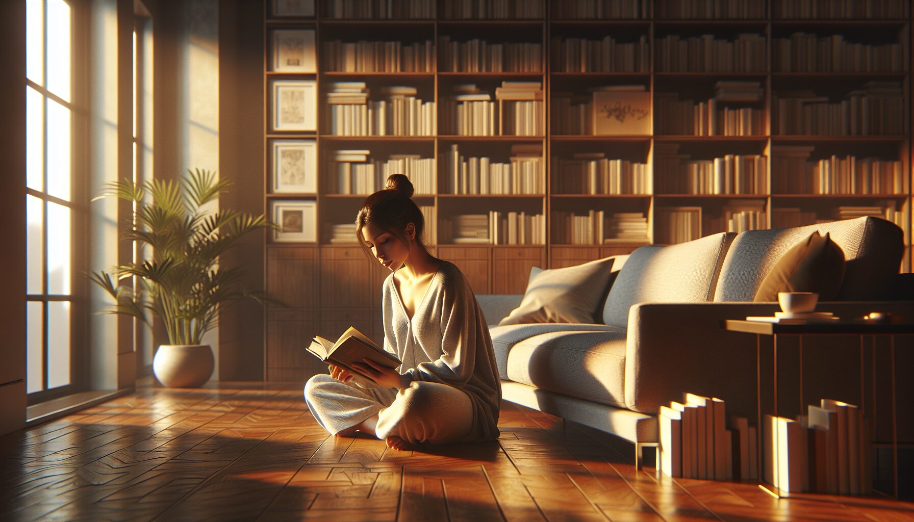 半夏小說細膩都市氛圍插畫