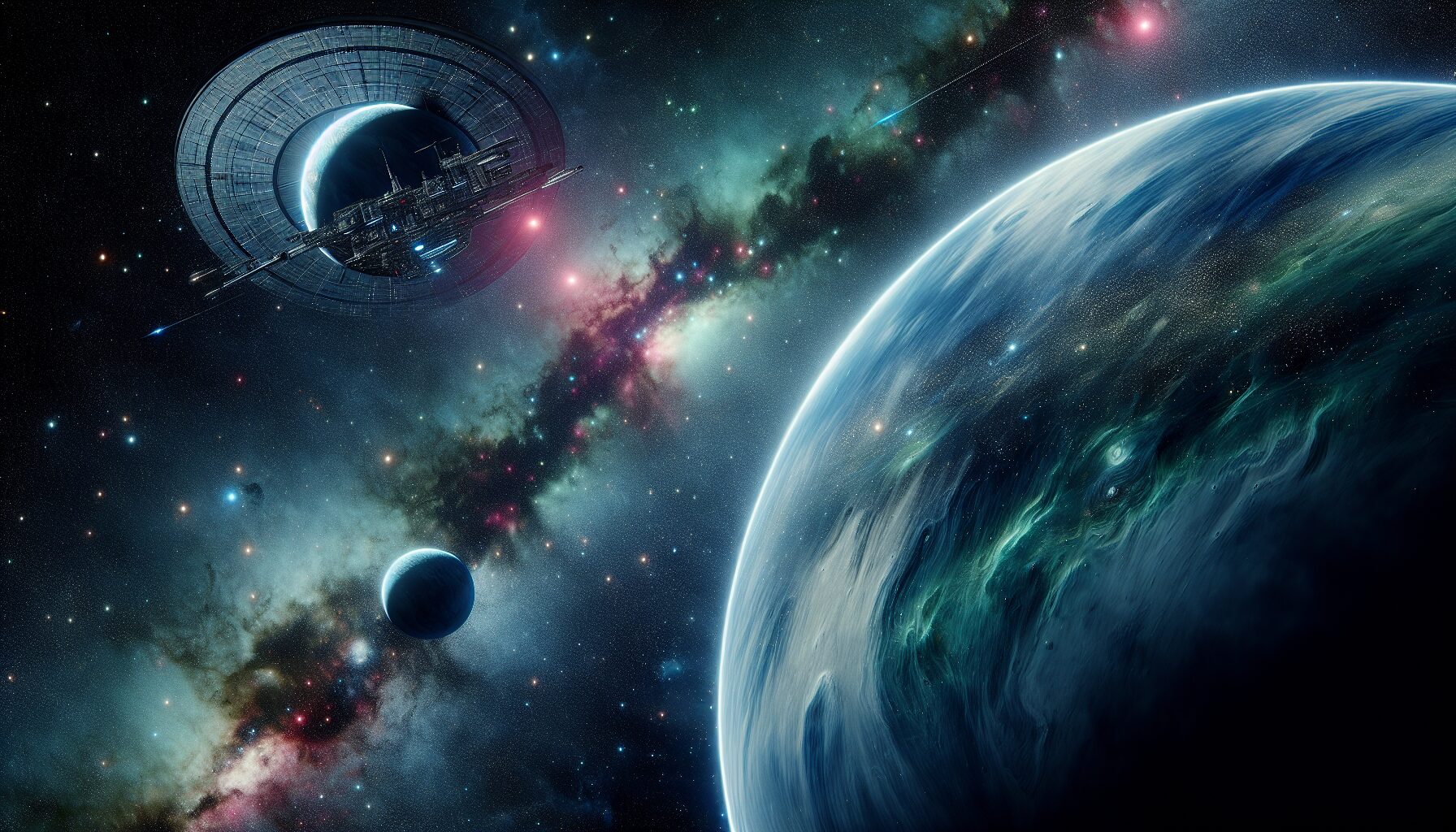 三體小說宇宙主題藝術插畫