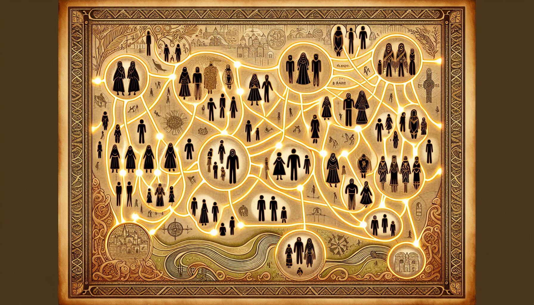 慶餘年主線主角與勢力網絡示意圖