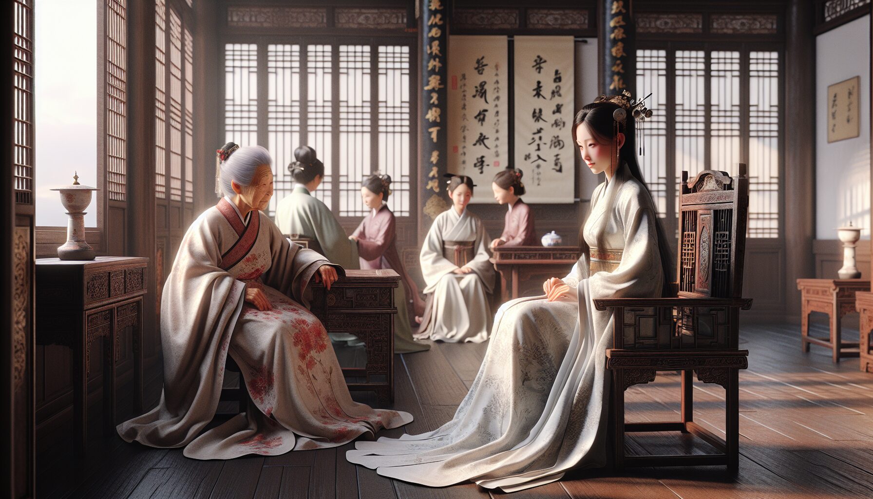 北宋宅門家庭場景劇照，展現繁複禮制與女性角色的命運交織