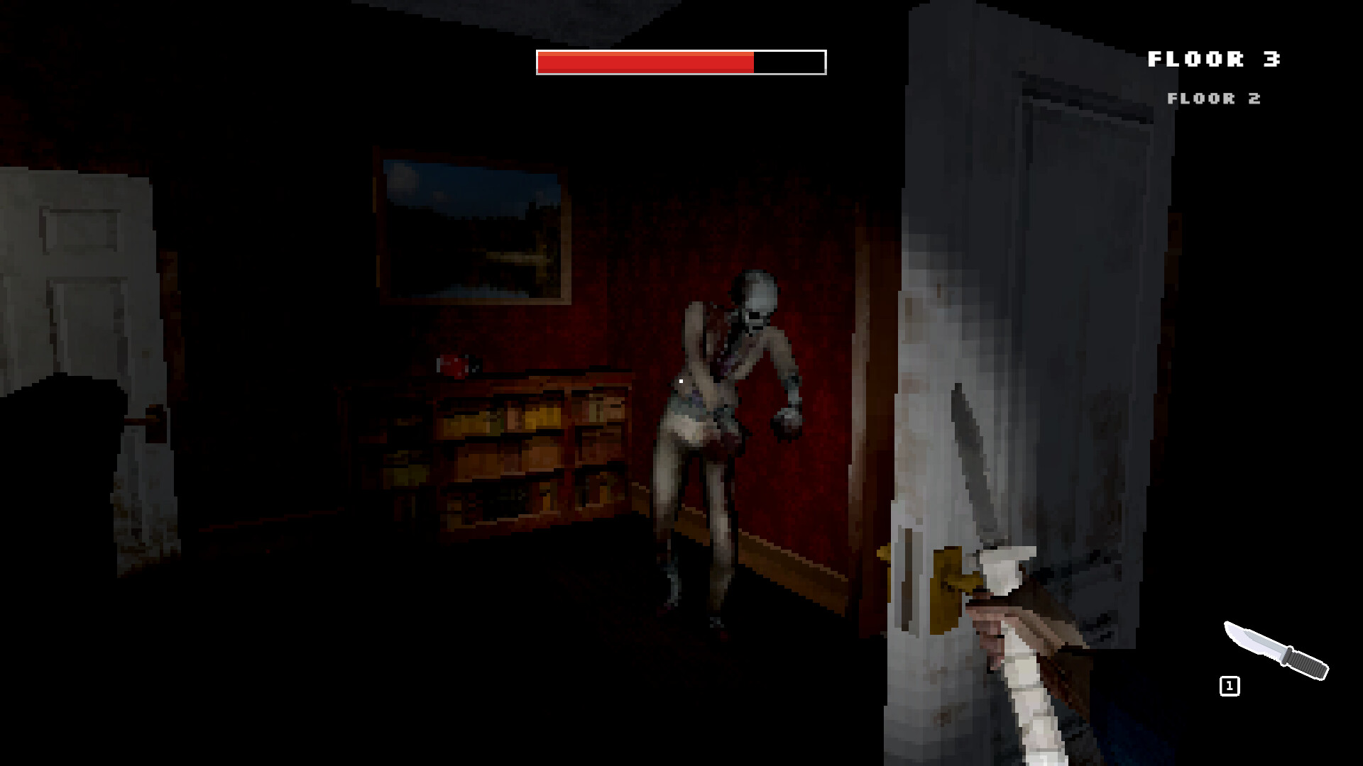 復古風格敵人近照