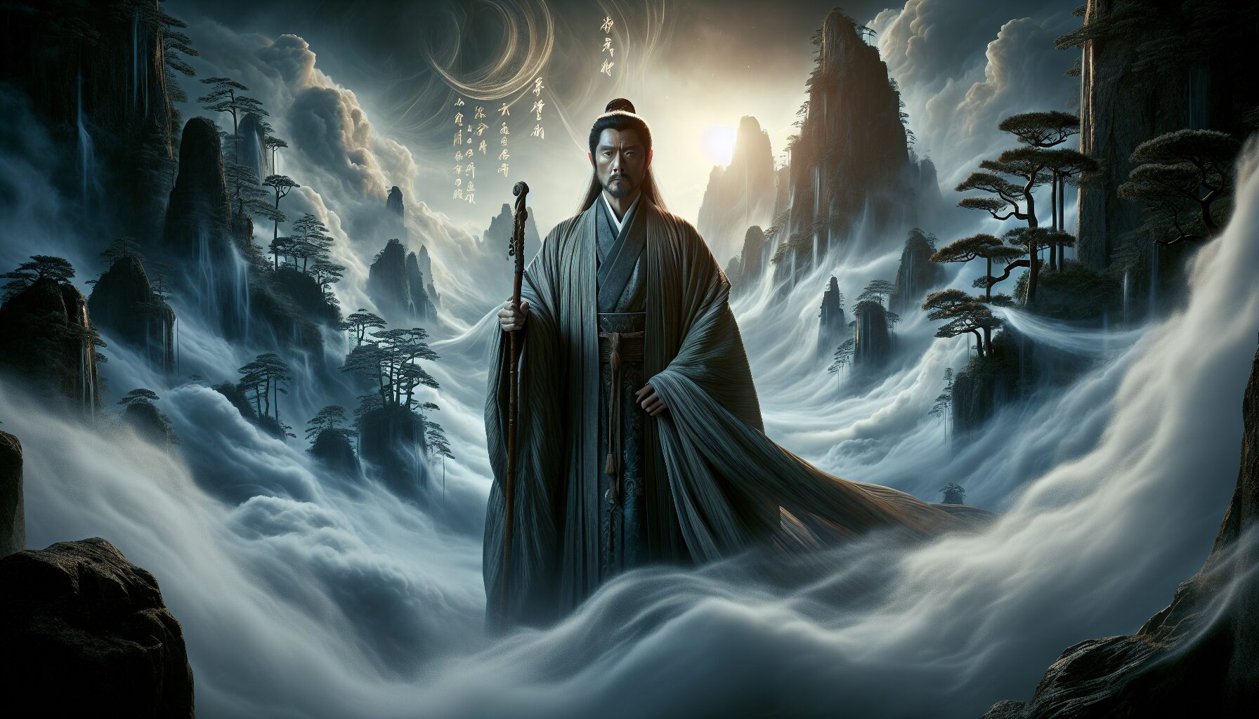 李威在《莽荒紀》中飾演邋遢道人劇照