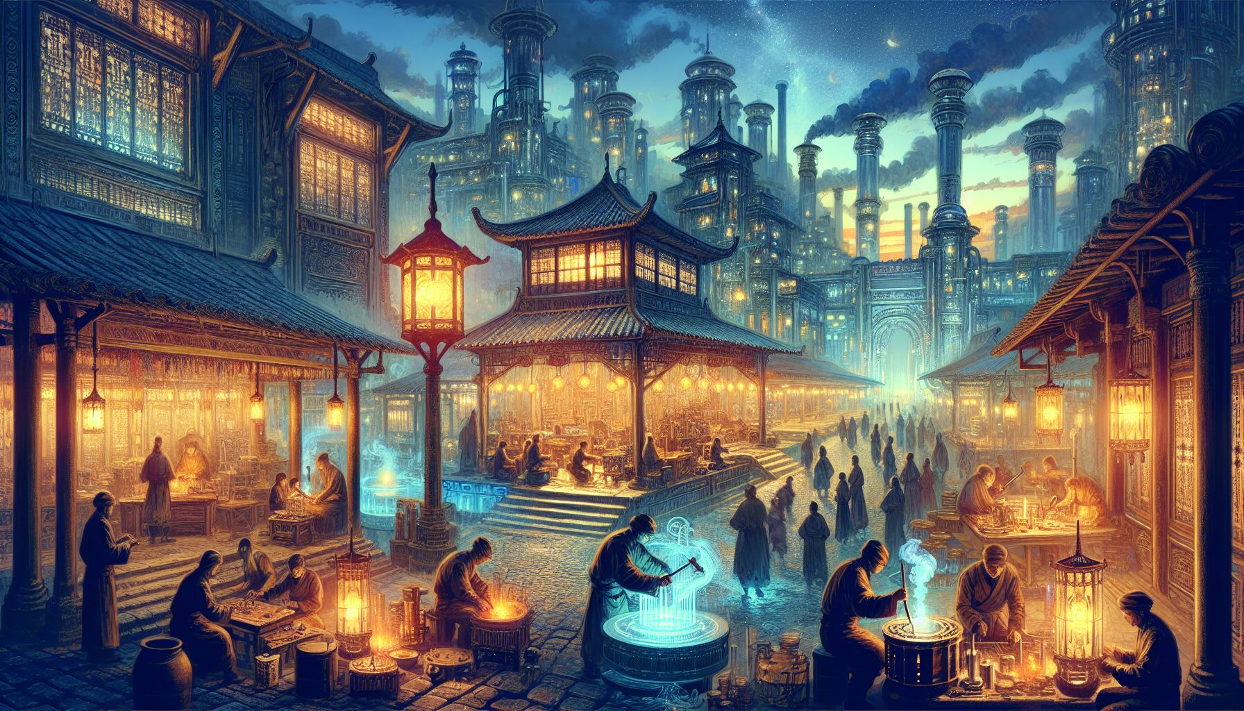 魂導器科技與斗羅大陸古老武魂對比視覺