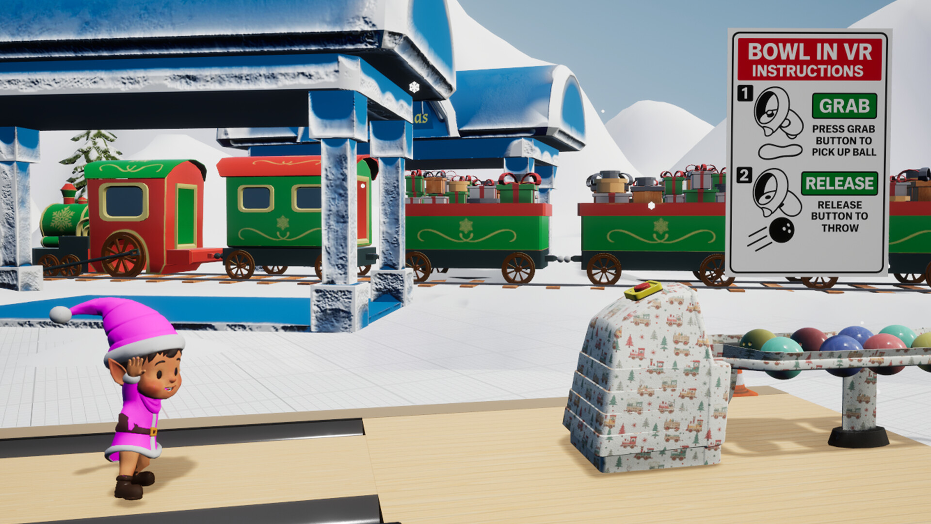 VR體育模擬新作來襲！《叮噹一擊 VR》以真實保齡球物理及爆笑互動精靈，打造沉浸式聖誕體驗