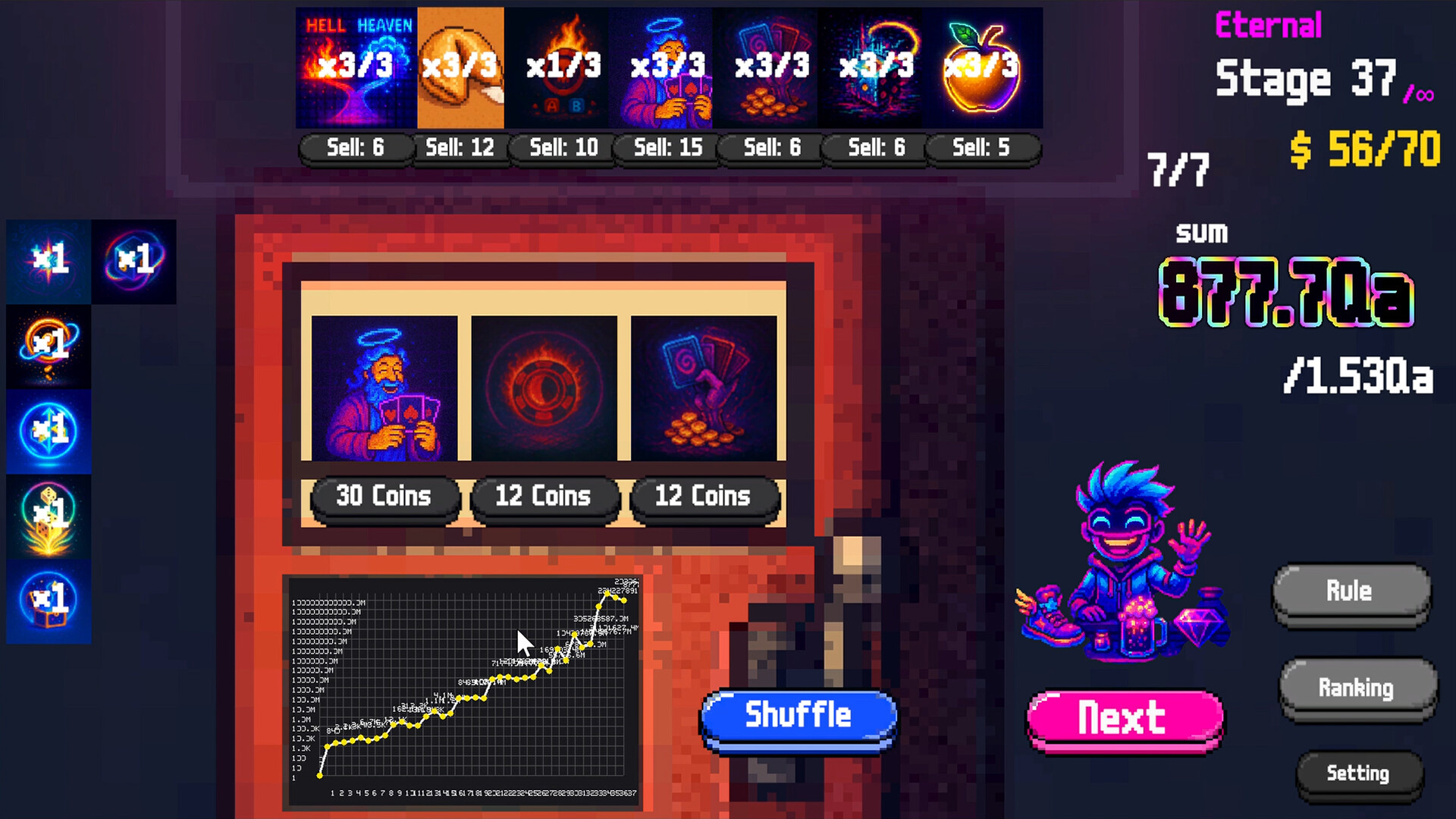 全新Roguelike牌組構築遊戲《骰子樂翻天(Diceeee)》!結合策略與機率,像素風格讓你樂翻天